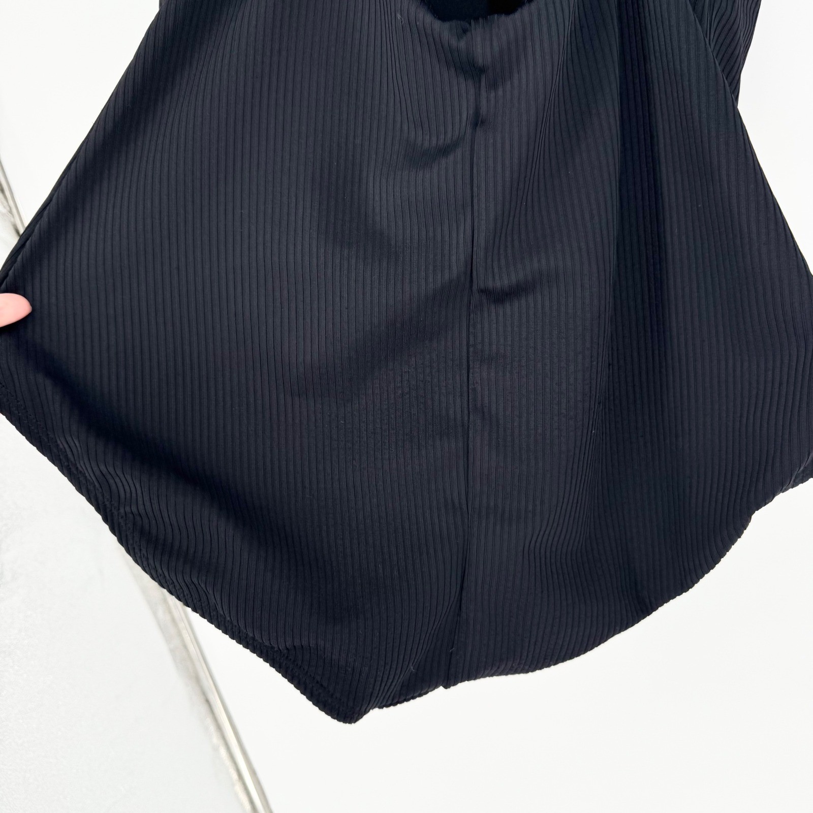 Speedo Ultraback One Piece Ribbed Swimsuit Black Plus Sz XXL Swim Sporty Modest