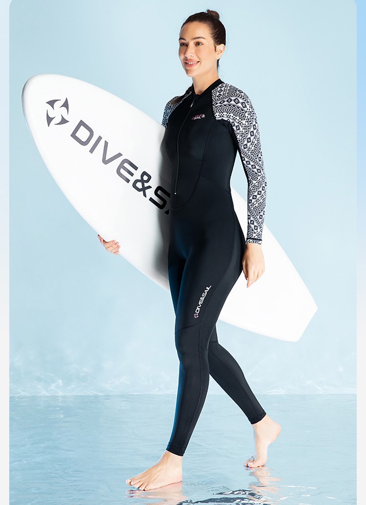 Dive Skins Swimsuit Full Body Rash Guard for Men Women Long Sleeve UV Wetsuits