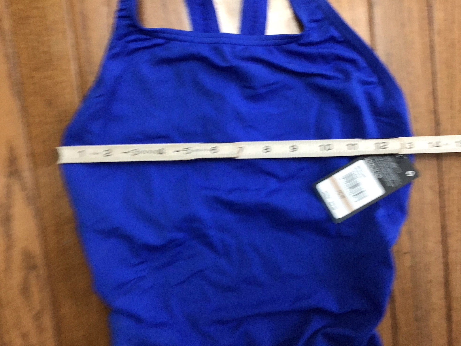 New Speedo Swimsuit 1 Pc Endurance Supro A Size 12/38 Royal Blue Racer (T1-10)