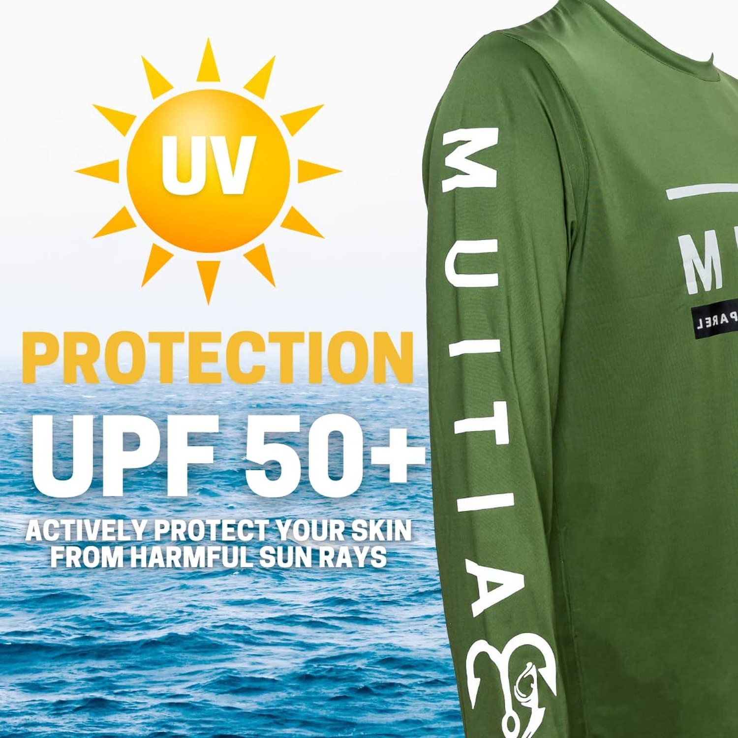 Fishing Shirts for Men, Mens Fishing Shirts Long Sleeve, UPF 50 Quick Dry, Ra…