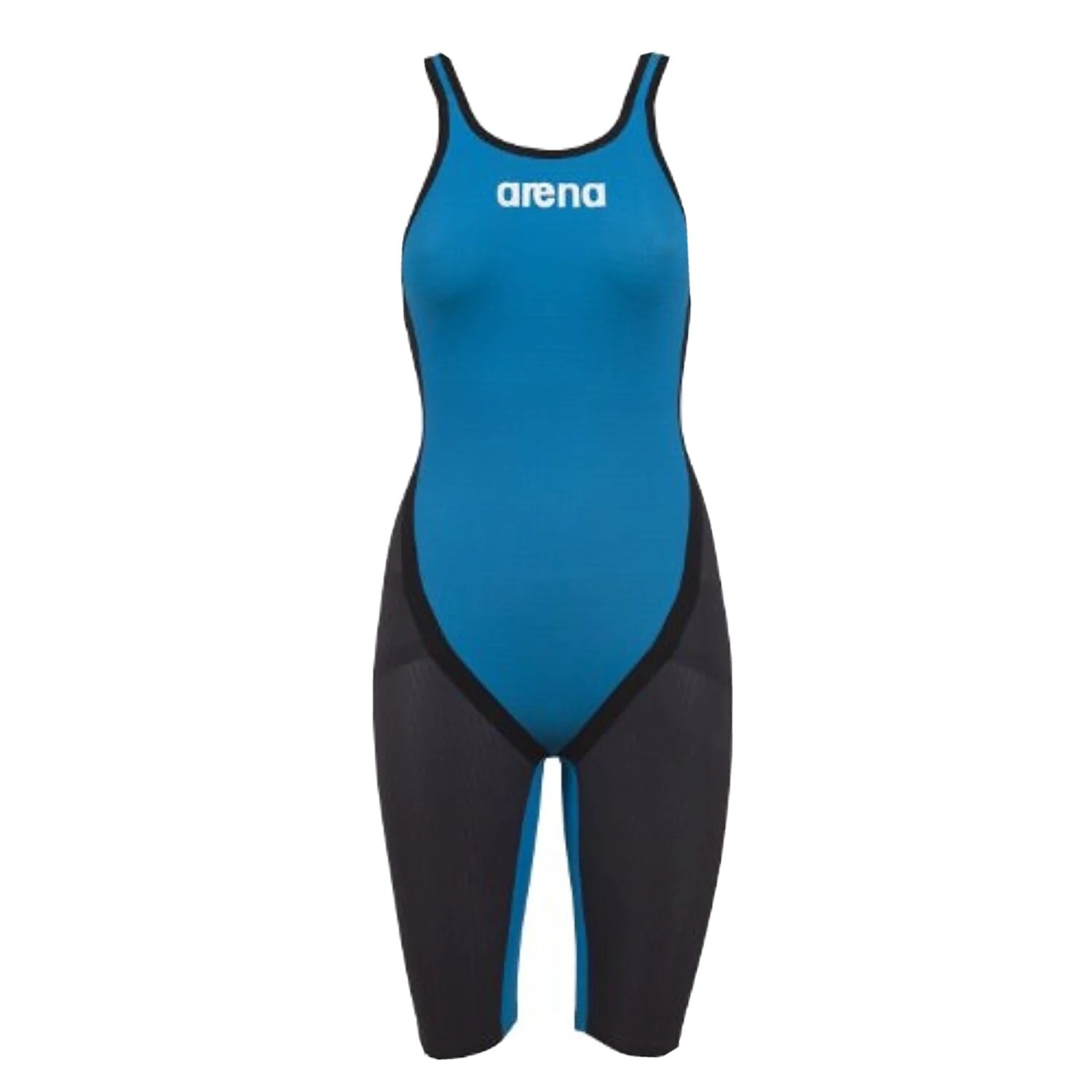 Arena Women’s Powerskin Carbon Flex Kneeskin Suit, Size 28, Blue/Black