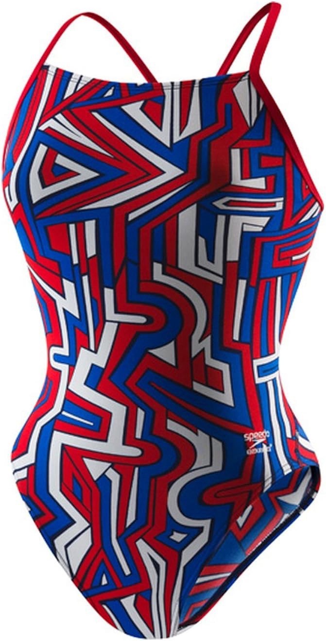 Speedo One-Piece Swimsuit Endurance+ Conquers All Flyback 10/36 NWT $84