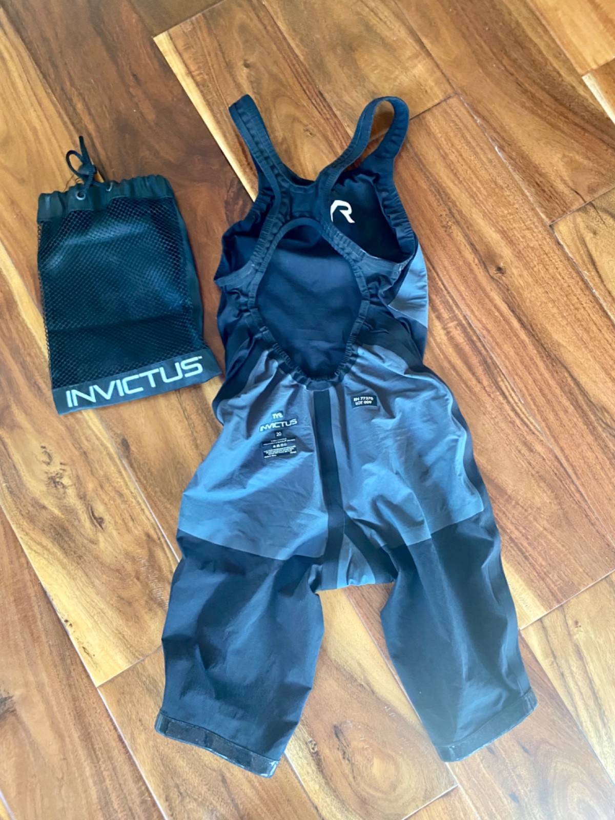 Tyr invictus tech suit size 20 open back black NWOT