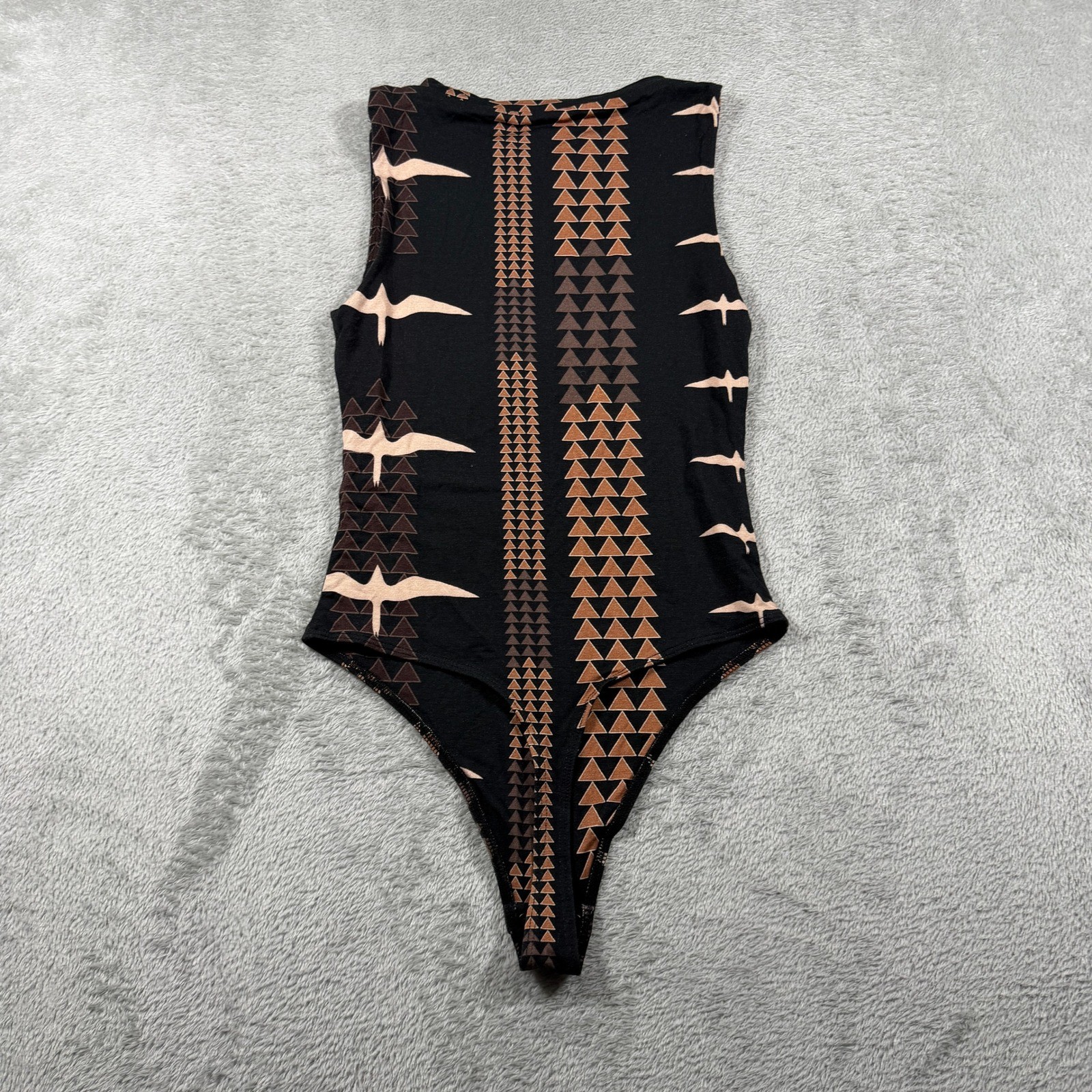 2BDesired One Piece Swimsuit Women XS Black Bird Sleeveless Bamboo Rayon