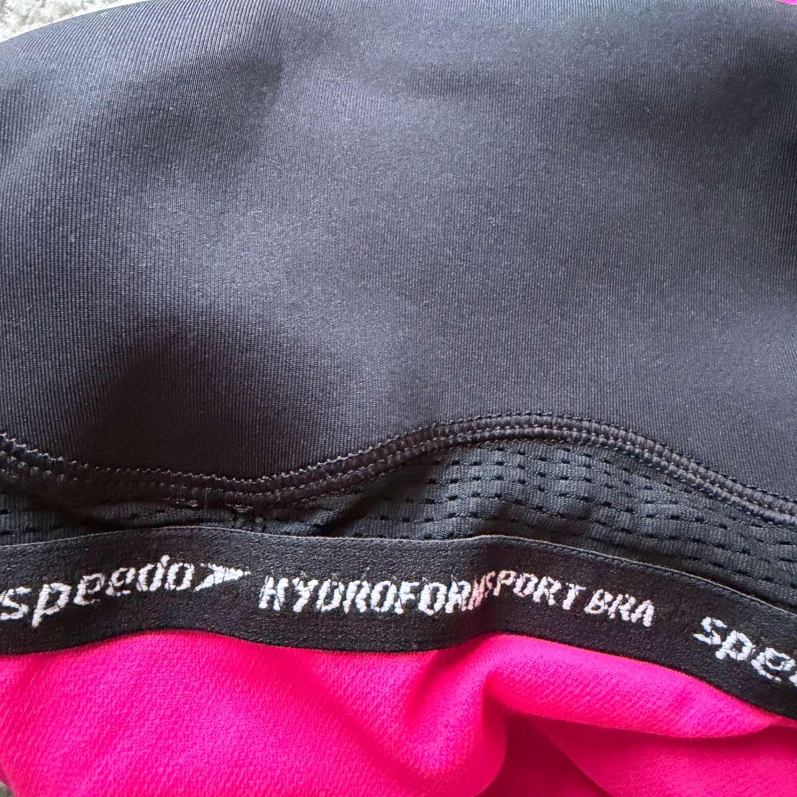 Speedo Endurance Lite Gray and Pink Swimsuit