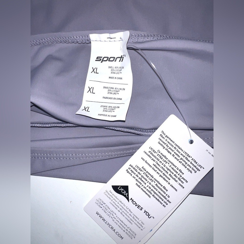 NWT Sporti Lycra Sport solid cover up swim skirt XL