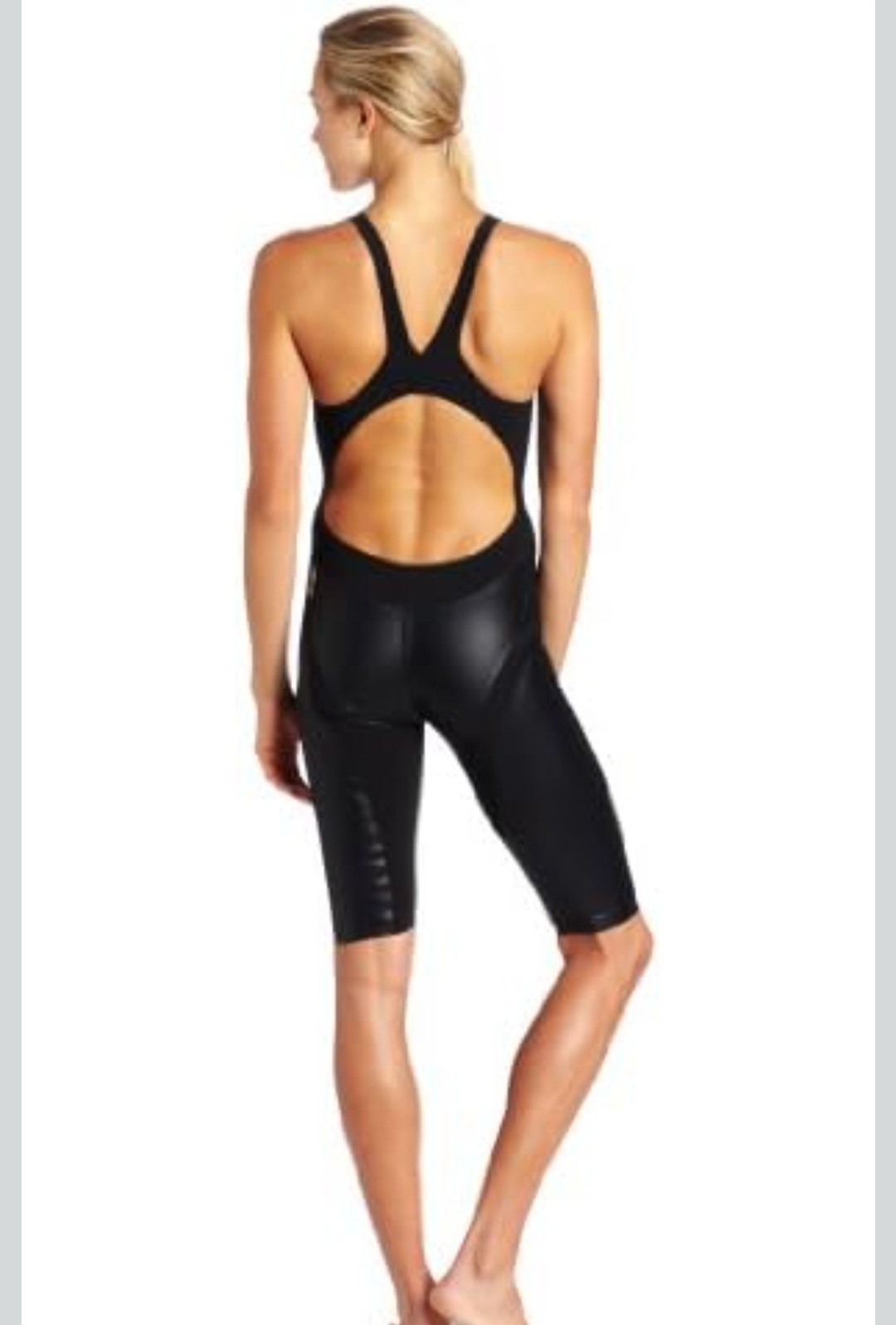 Finis Female HydroSpeed Velo Race John Swim Suit Technical Racing Black 24 Fina