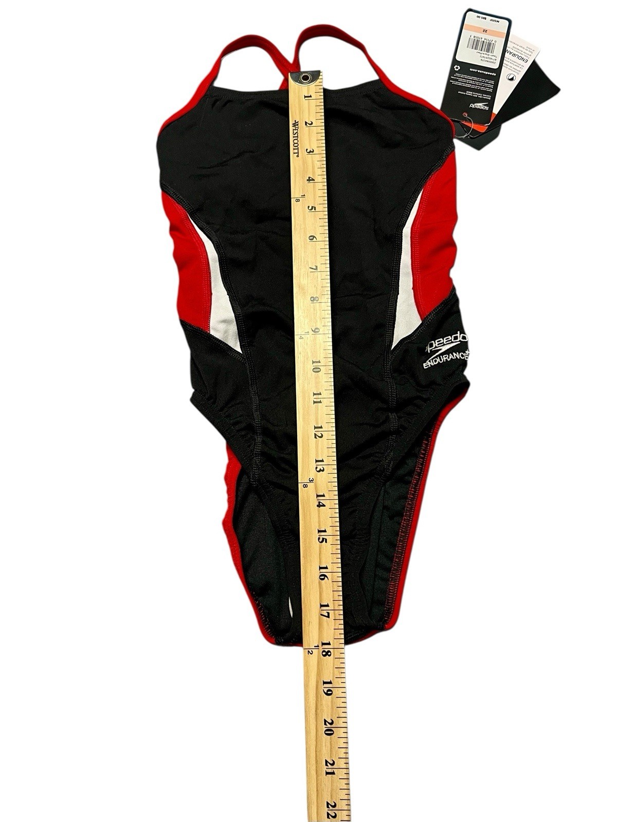 New With Tags Speedo Endurance+ Competition Racing Suit Womens 22 Crossback