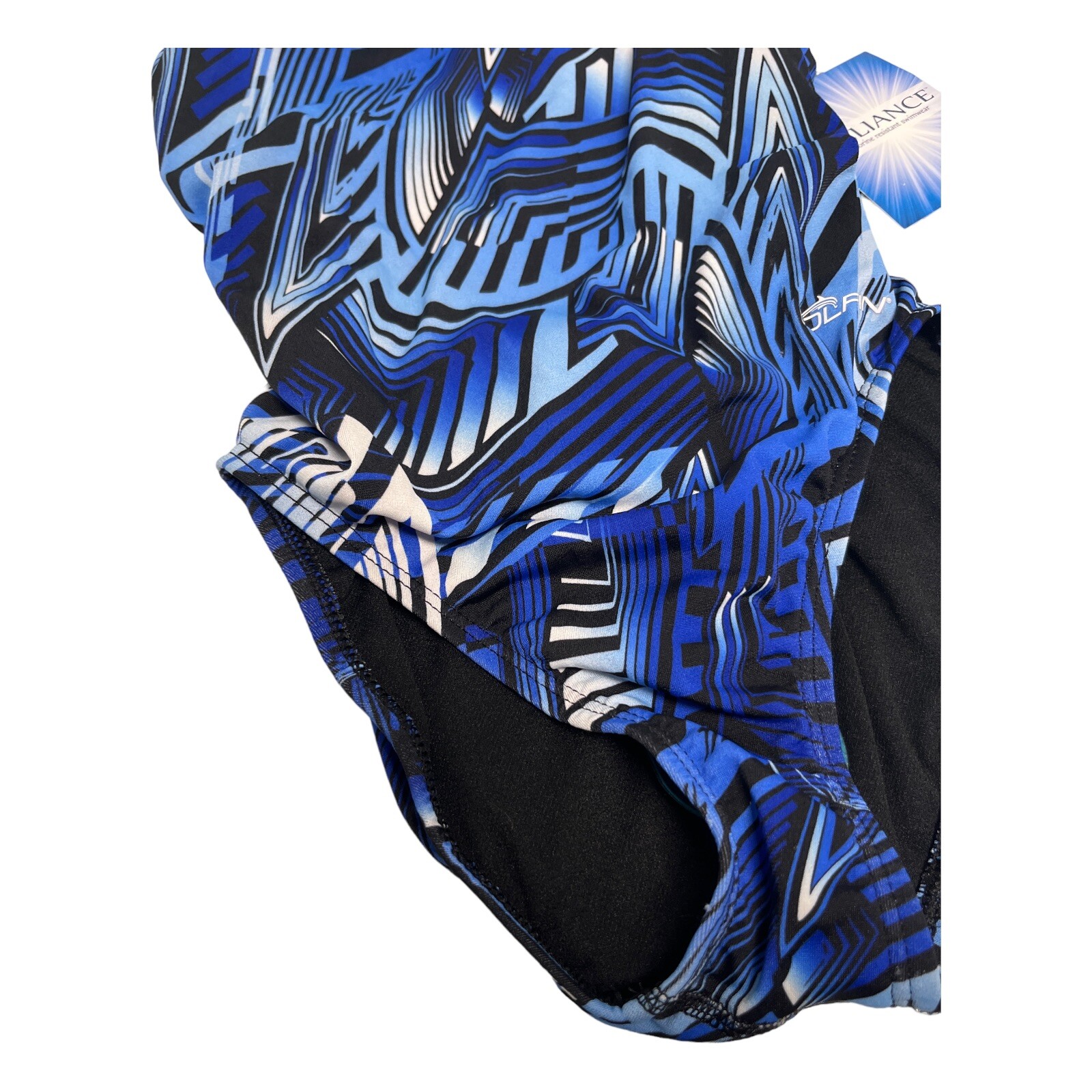DOLFIN LADIES SIZE 26 RELIANCE BLUE TRAINING SWIMSUIT Sz 26 NEW NWT TAGS