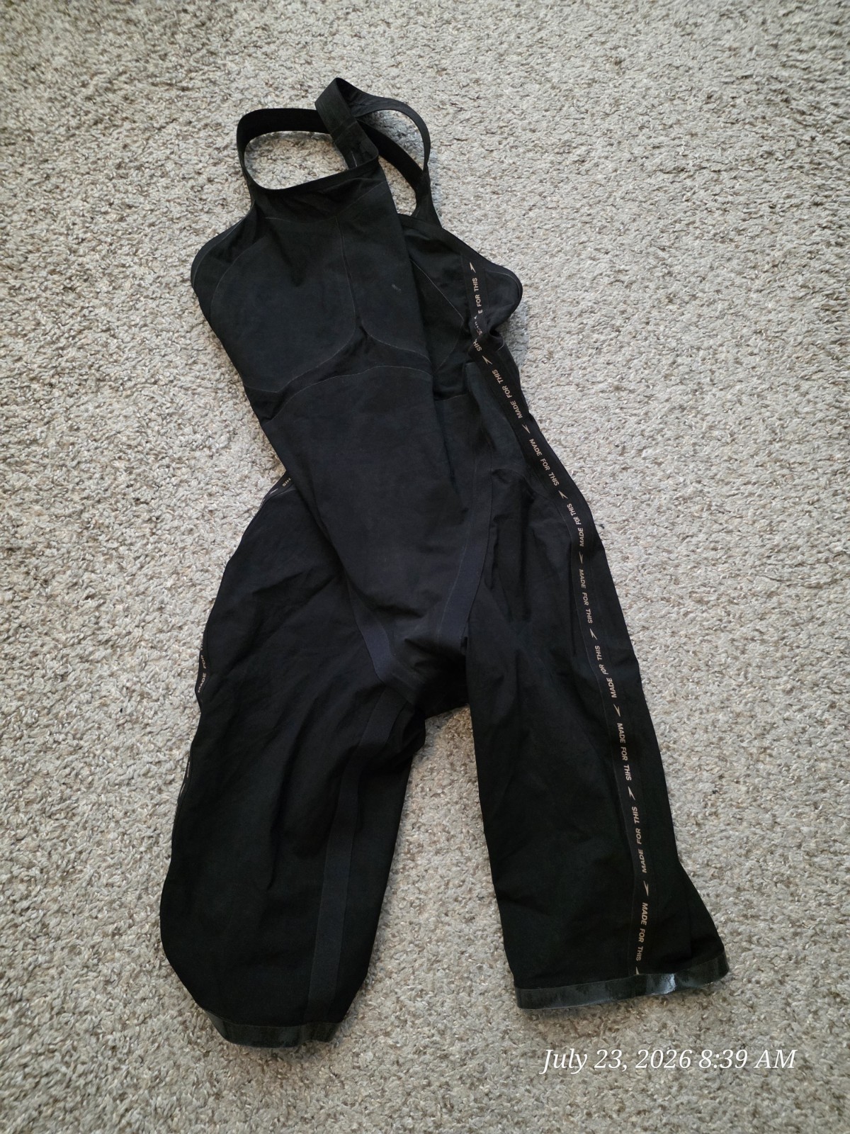 Speedo Women’s Competitive Kneeskin Swimsuit Size 24 Black