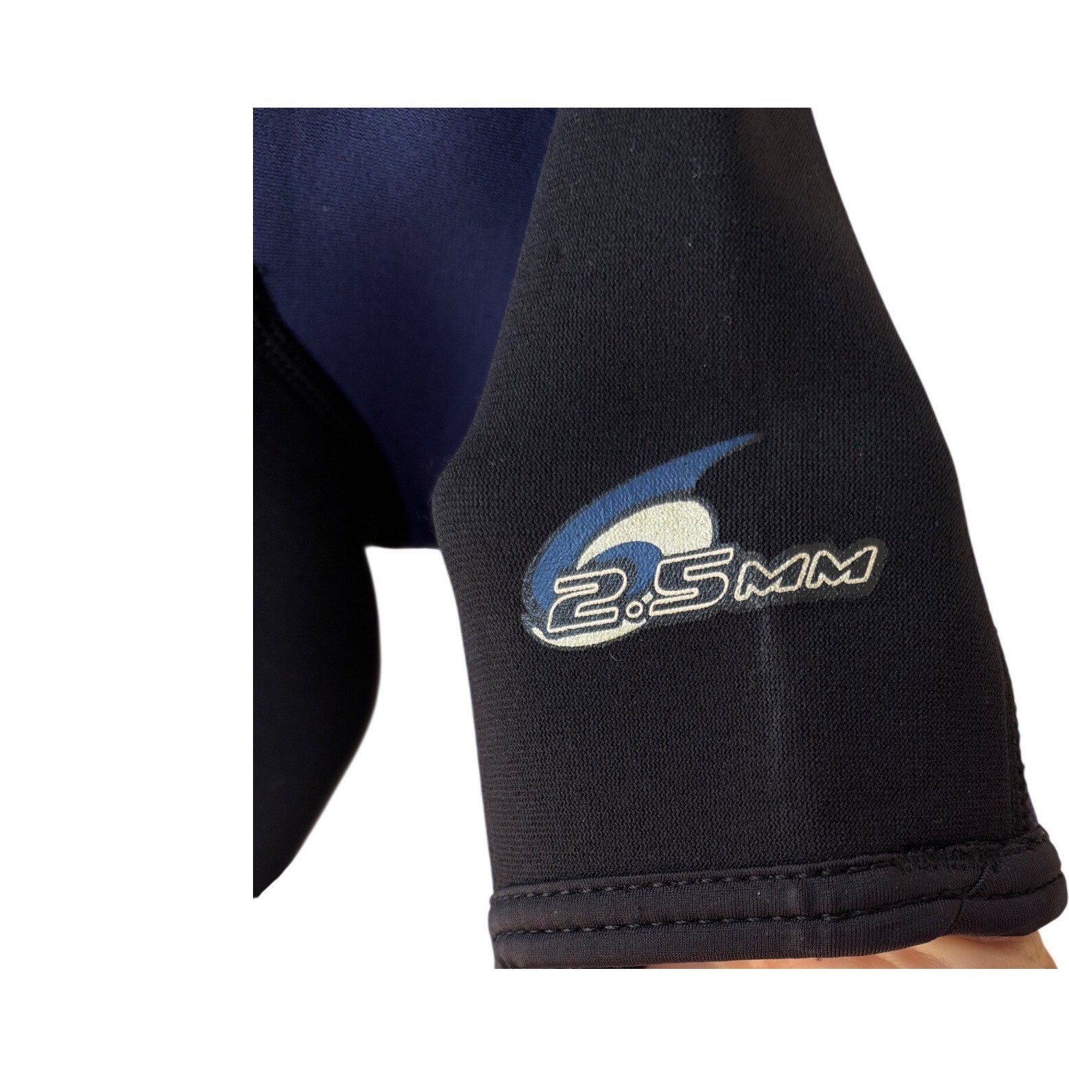 NeoSport 2.5mm Shorty Wetsuit Size 14 Black Blue Back Zip Surf Swim Youth/womens