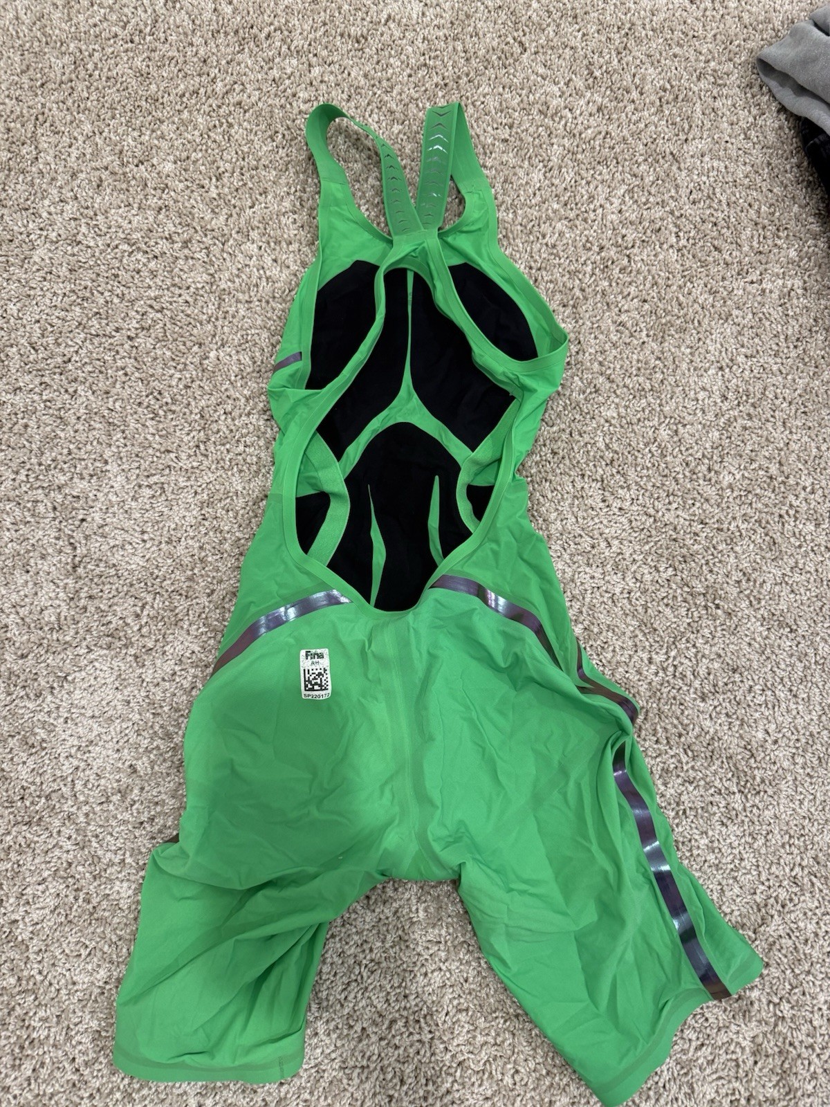 Green, Speedo Fastskin LZR Racer Elite 2 Openback Kneeskin, Size 22