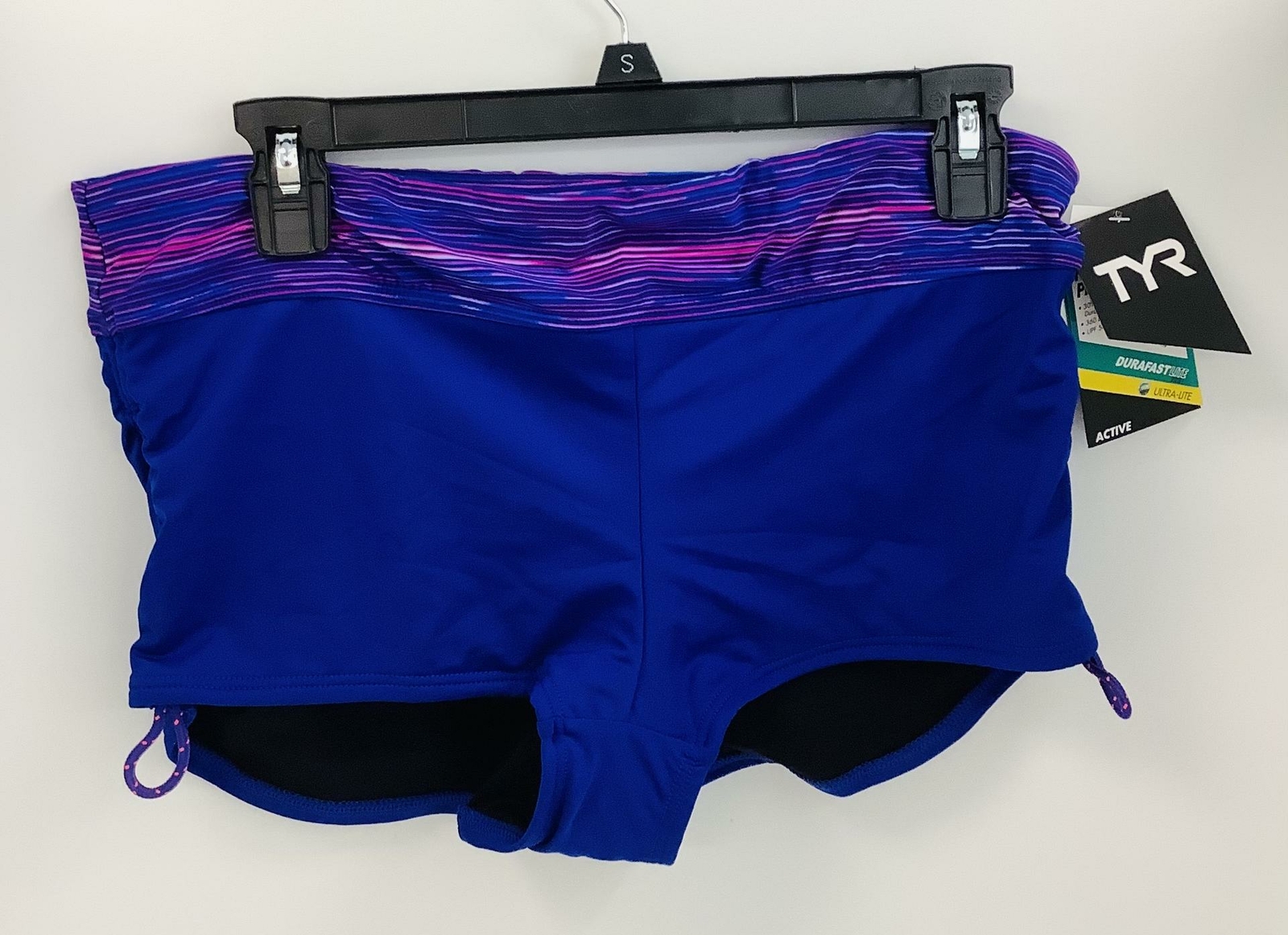 TYR Womens Cyprus Della Boyshort Swimsuit Bottom ~Size XL (14/16)- Pink/Purple