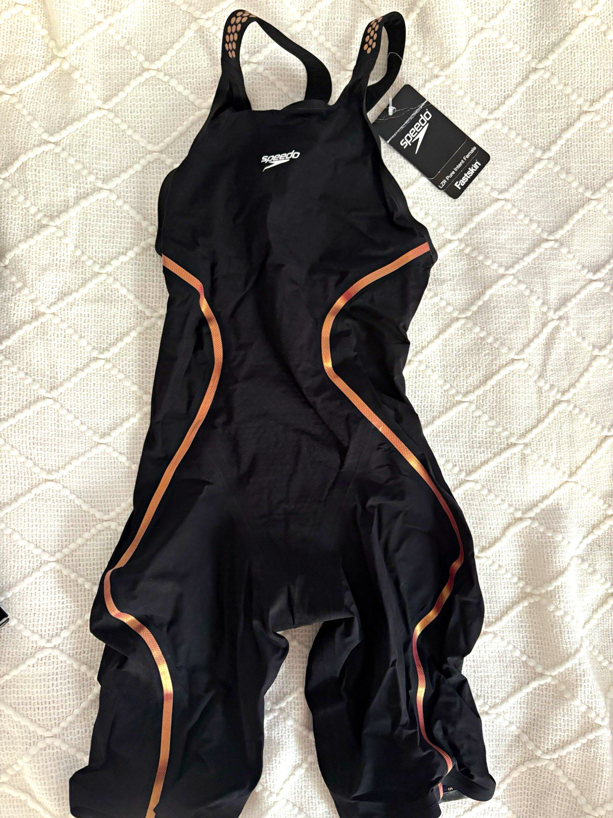Speedo LZR Pure Intent Size 23 Open Back NEW