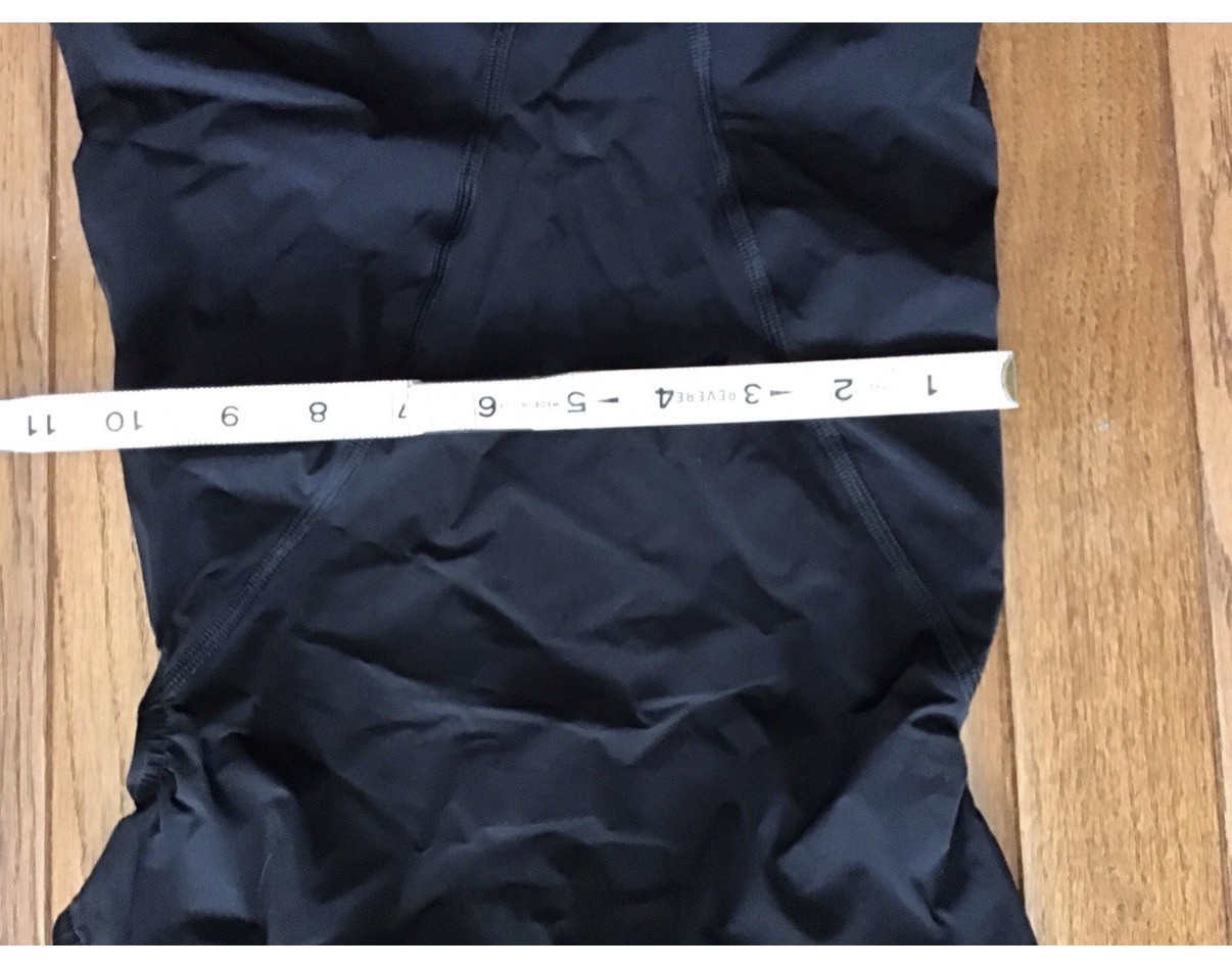 New Speedo Size 24 LZR Racer Pro 2.0 Open Back Kneeskin Swimsuit Black (C27-18)