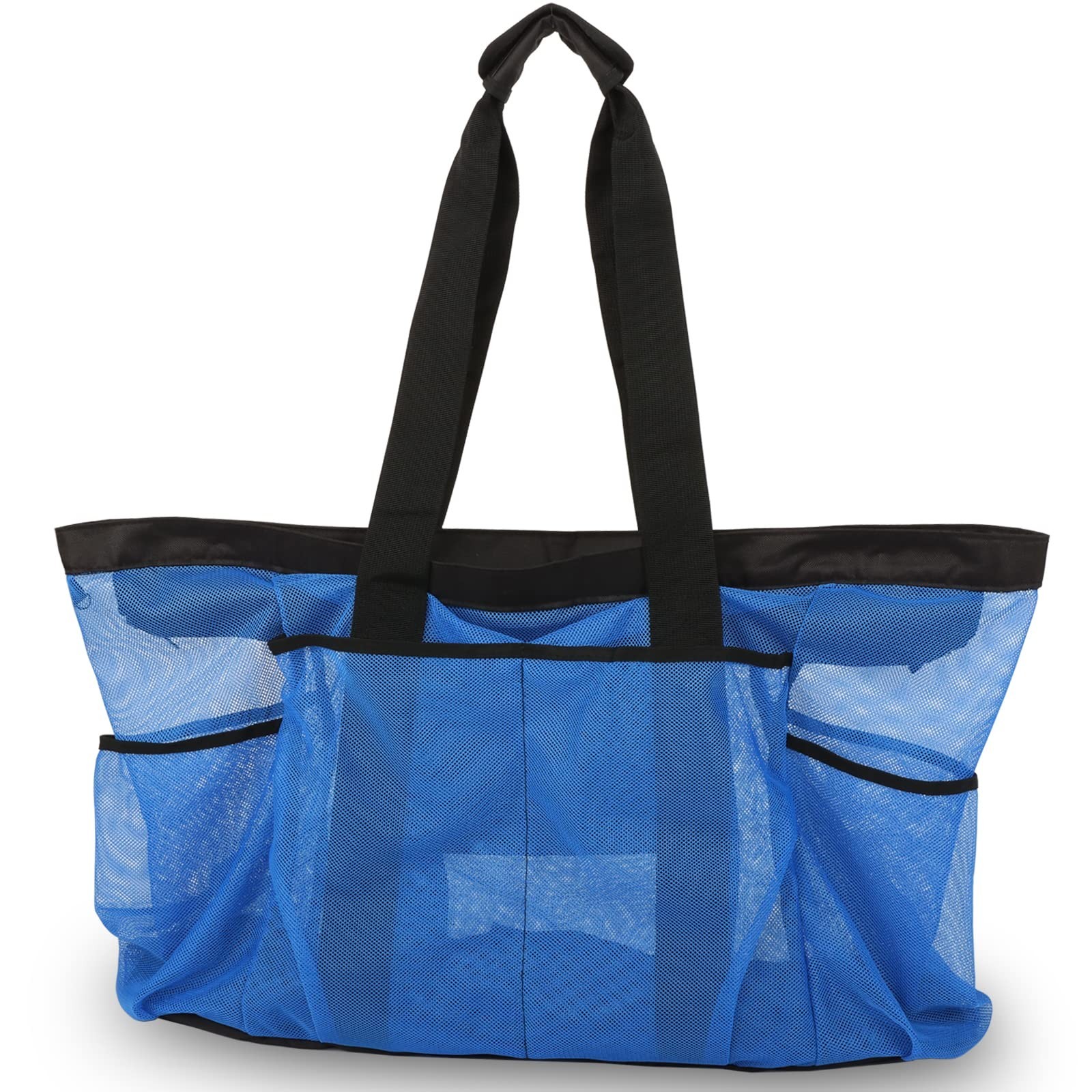 Extra Large Beach Bag Mesh Tote with Zipper and Pockets Ideal for Your Family…