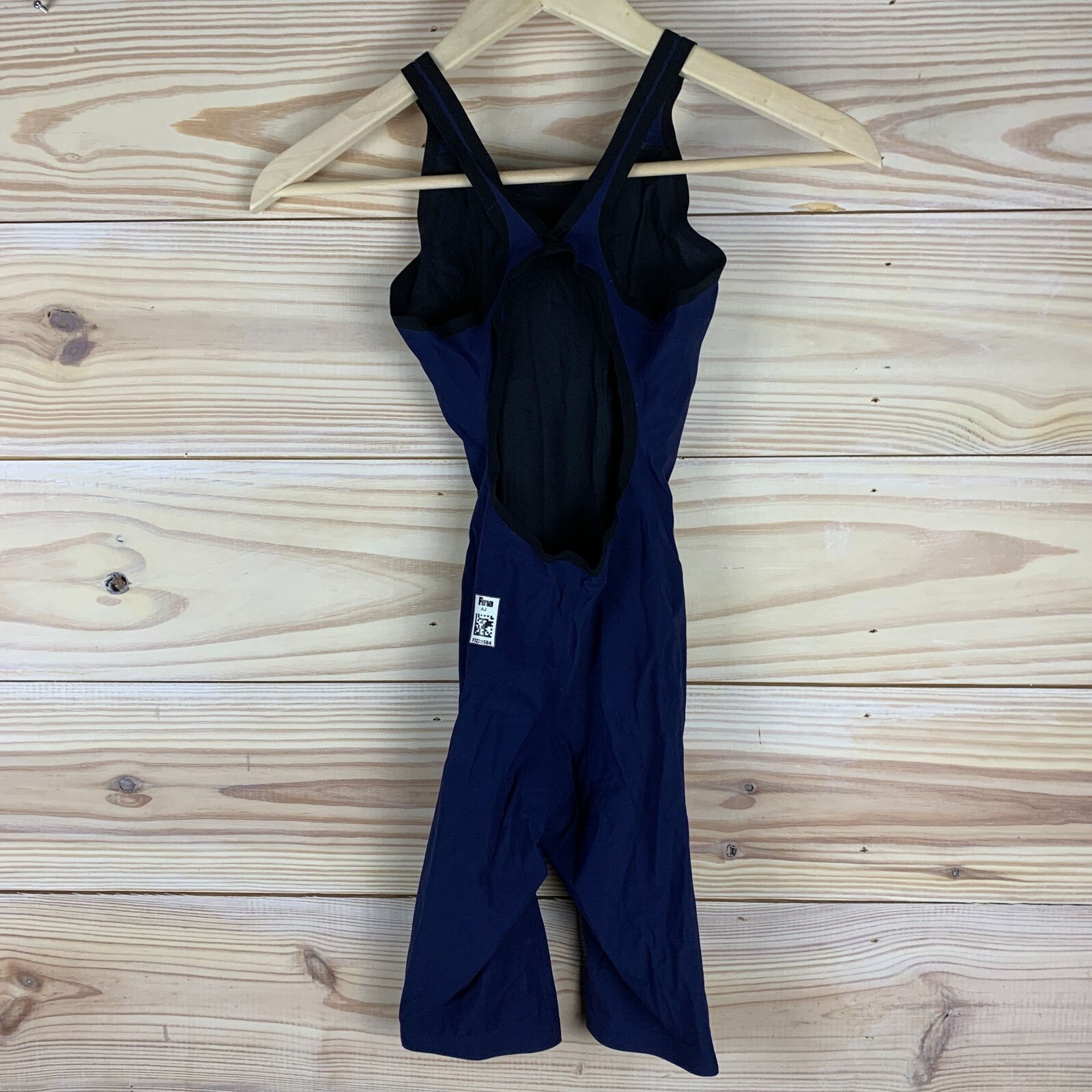 FINIS Competive Fina AJ Open Back Technical Racing Swim Suit Blue 20