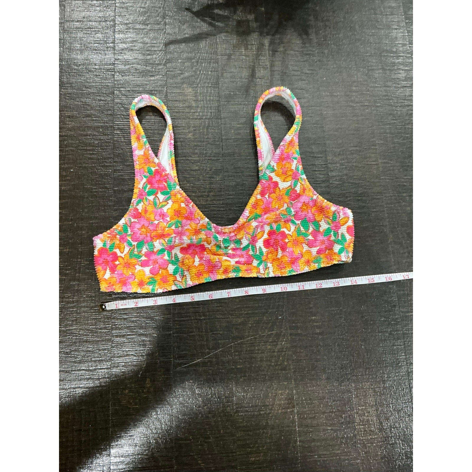 Pacsun Swim Eco Floral Bikini Top Size Medium / Bottoms Size Small