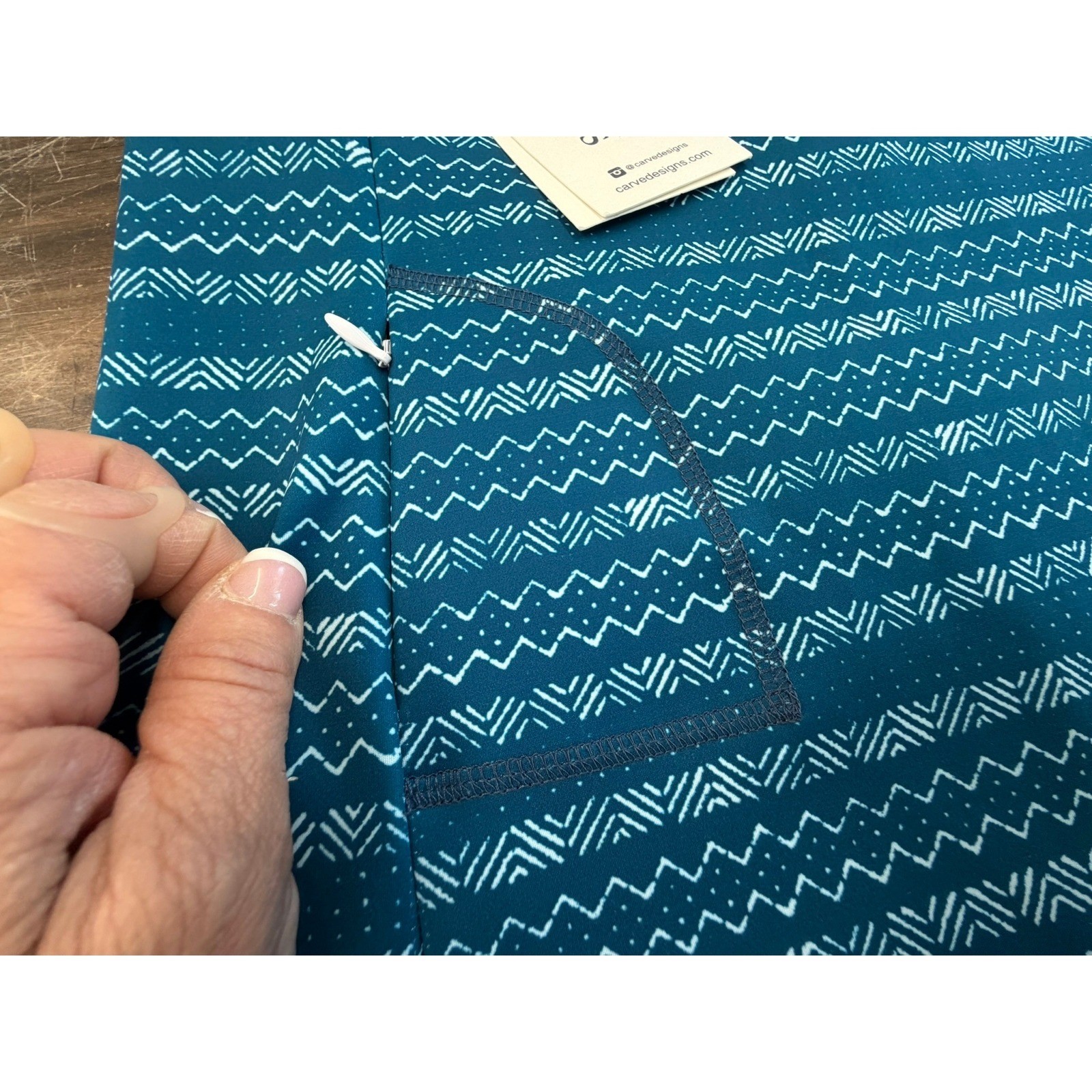 NWT! Carve Designs Arcadia Vest Azul Isla Blue Geometric Zip Up UPF 50 XL Scuba