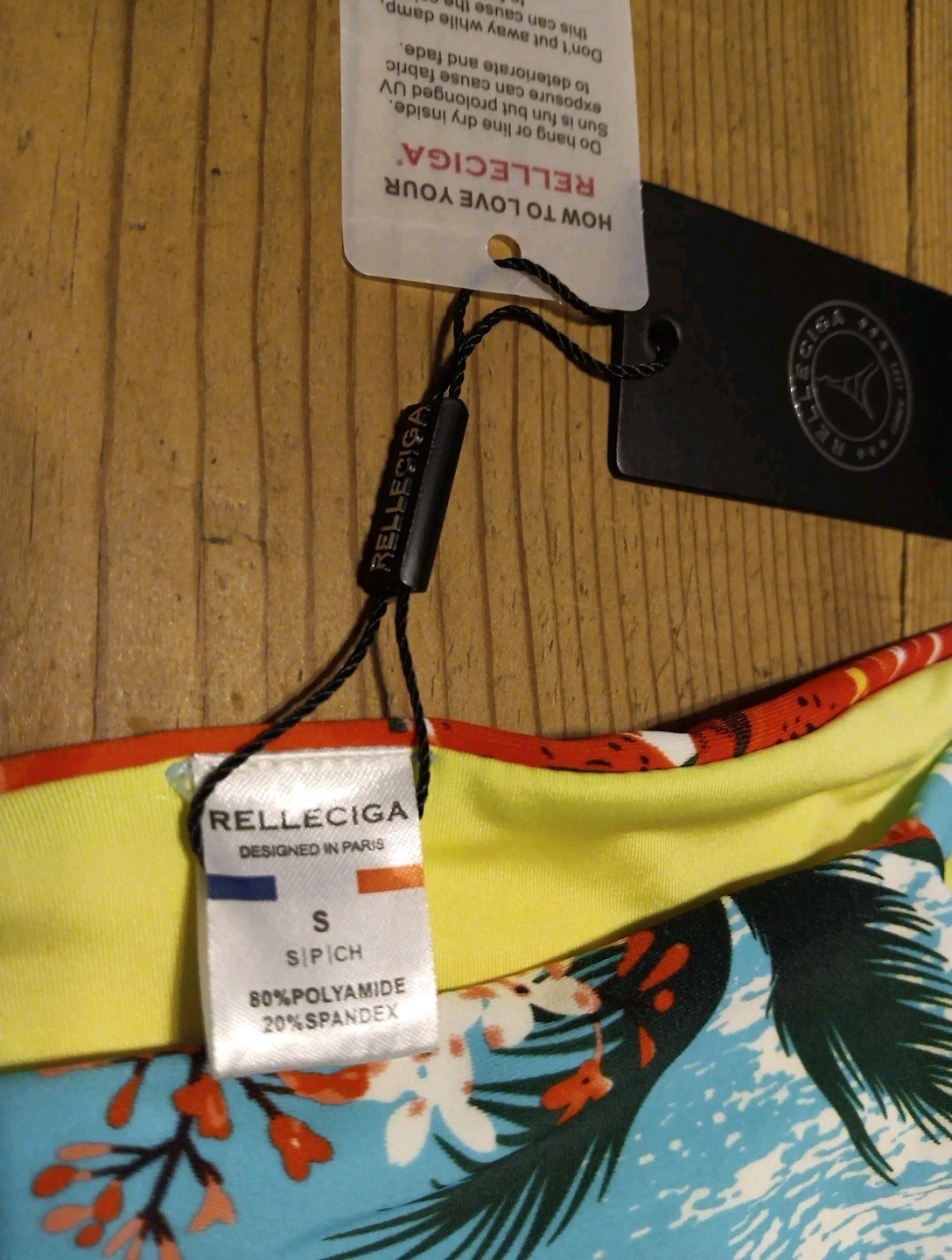 RELLECIGA Women S Triple Strappy Thong Bikini Bottom Parrot Tropical Vacation