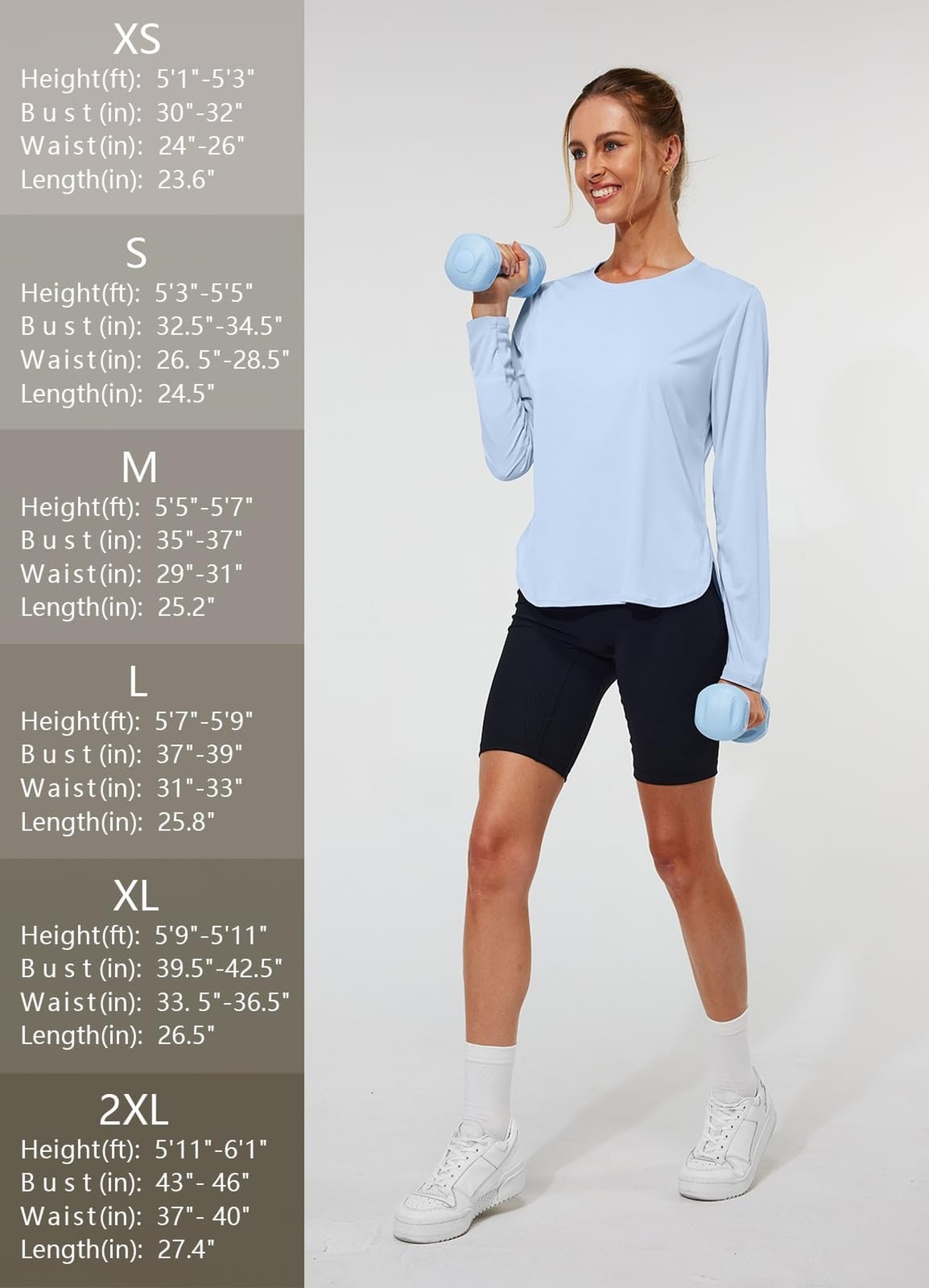 Women’s Sun Protection Shirts UV SPF UPF 50+ Long Sleeve Rash Guard Hiking Ru…