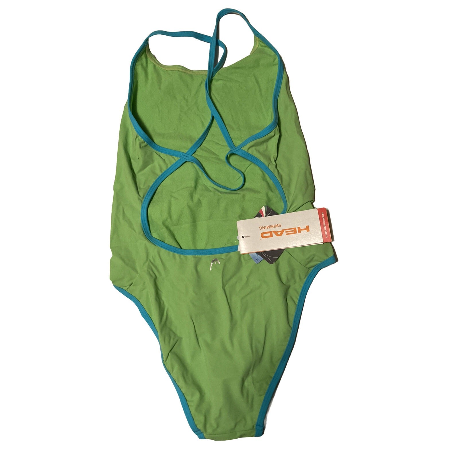 HEAD Womens Swimming Swimsuit LiquidPower Tropic Lady. Green. Size 36. Open Box