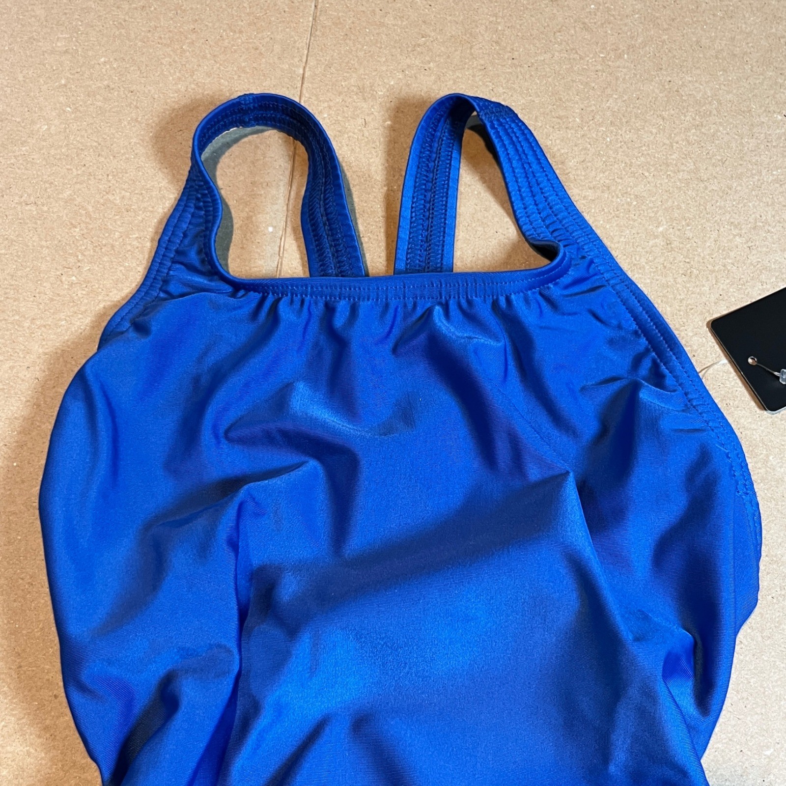 Speedo Team Royal Blue Flyback Training One Piece Swimsuit Size 30 NWT