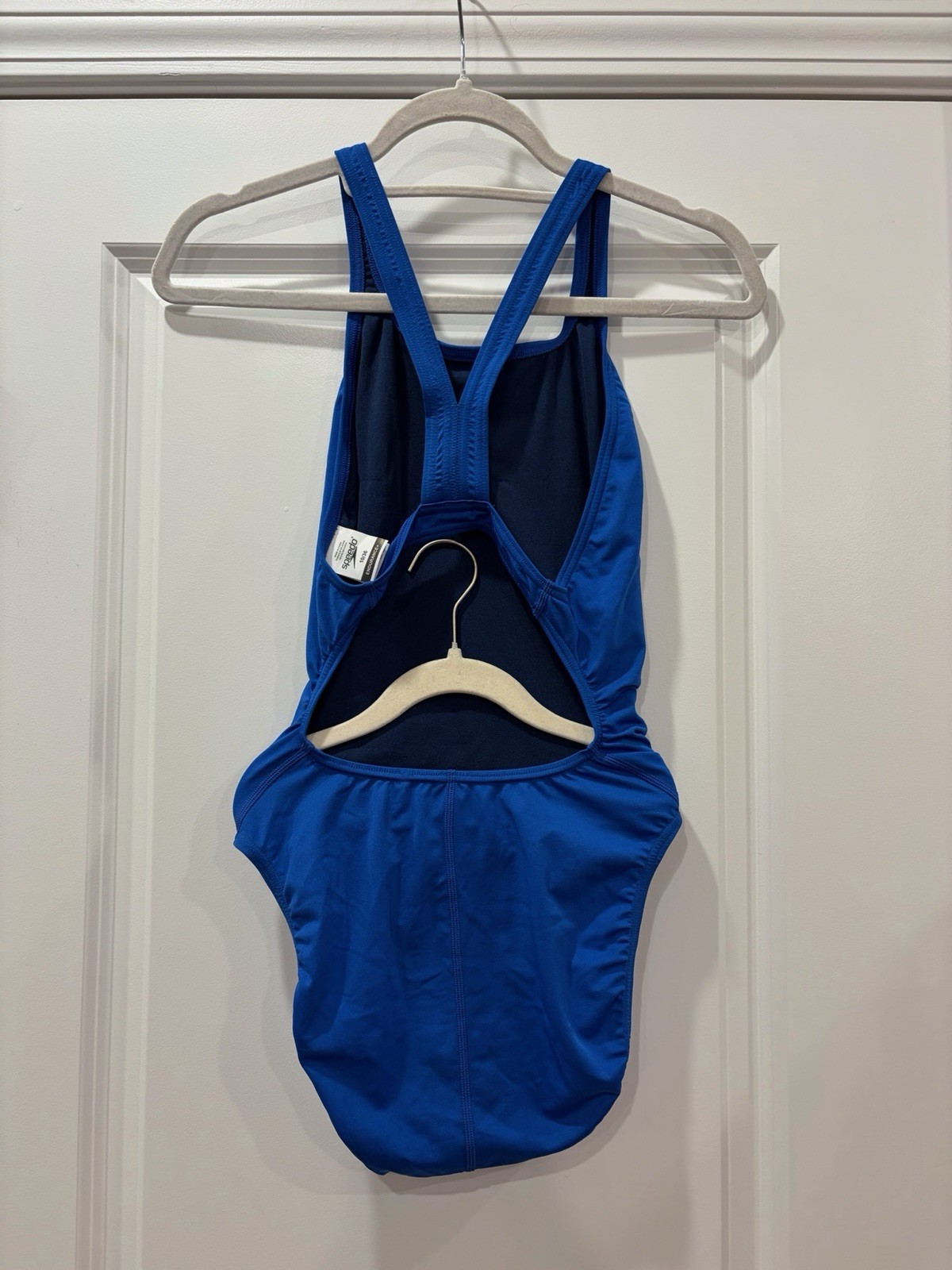 Speedo Endurance+ Blue One Piece Competitive Swimwear Size 10/36