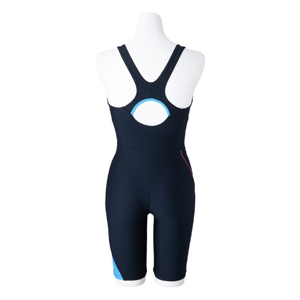 Mizuno Women’s Swim Fitness All-in-One Swimsuit Stroke ONE Black/Pink/Blue 2025