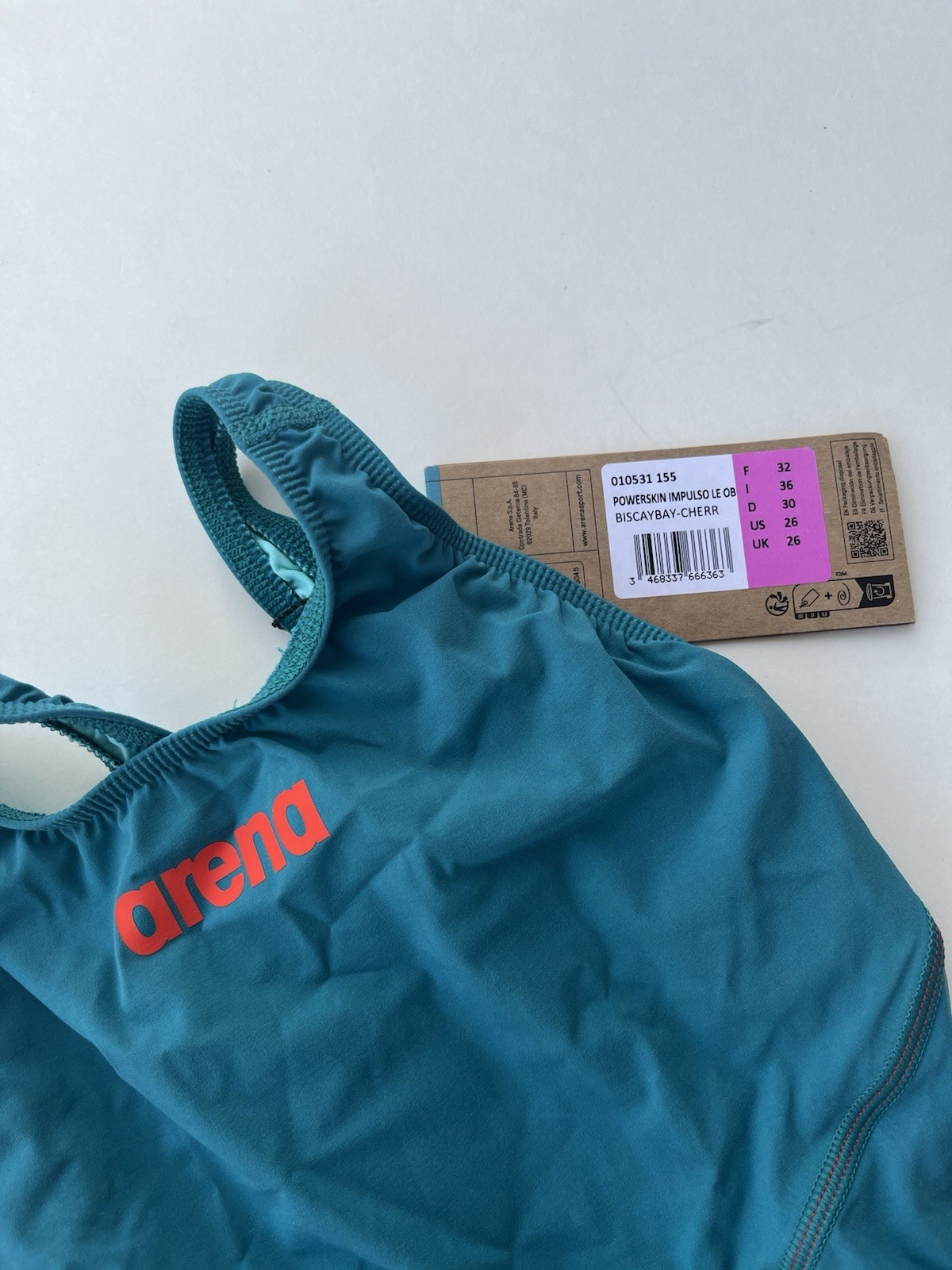 RETAIL $240 Arena W Size 26 Powerskin Full Body Impulso Competition Swimsuit