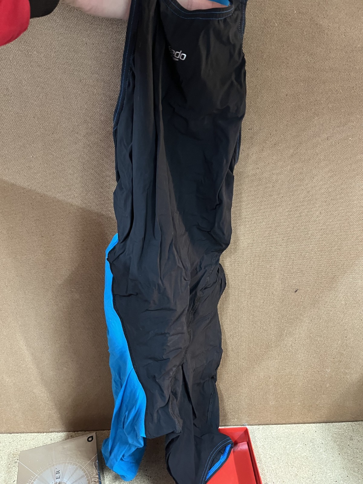 Speedo LZR Racer Pro Recordbreaker Kneeskin Size 30 Female Blue Black C80
