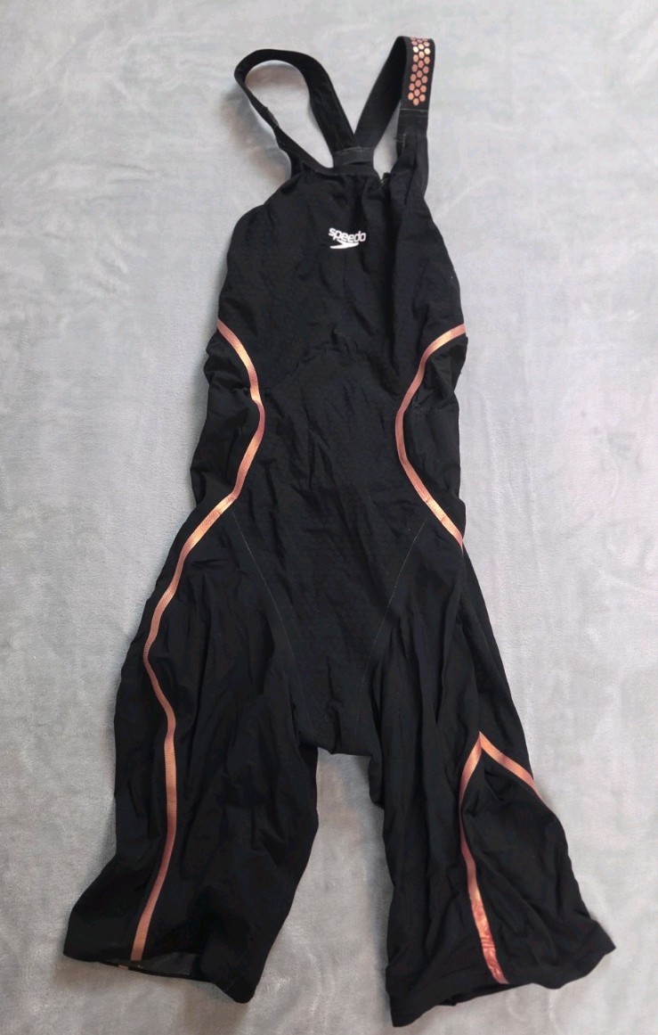 Speedo Women’s Fastskin LZR Pure Intent open back Kneeskin Tech Suit Sz 23 flaw*