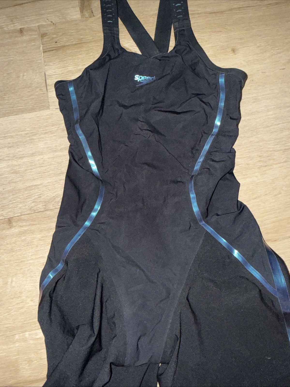 Speedo Women’s Lzr Racer X Closed Back Kneeskin Swimsuit Black Size: 22 Tech