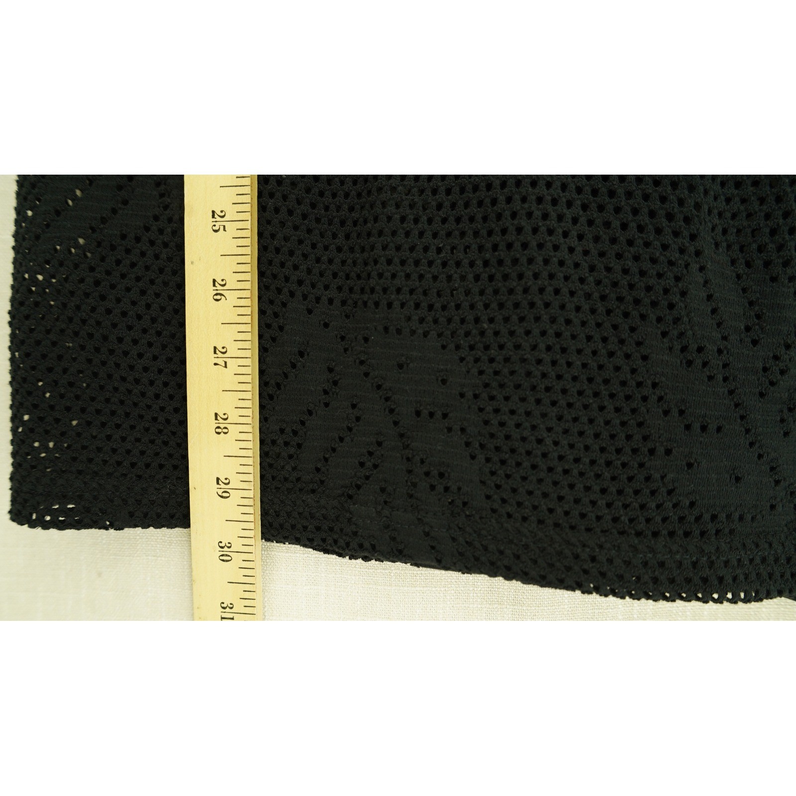 Black Leaf Mesh Racerback Swim Cover S Sleeveless White Stag