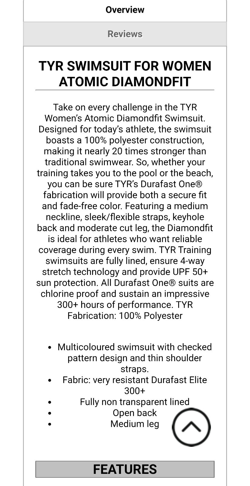 TYR Atomic diamondfit, Womens 36, Black, Green, Orange,chartruce Green, Yellow