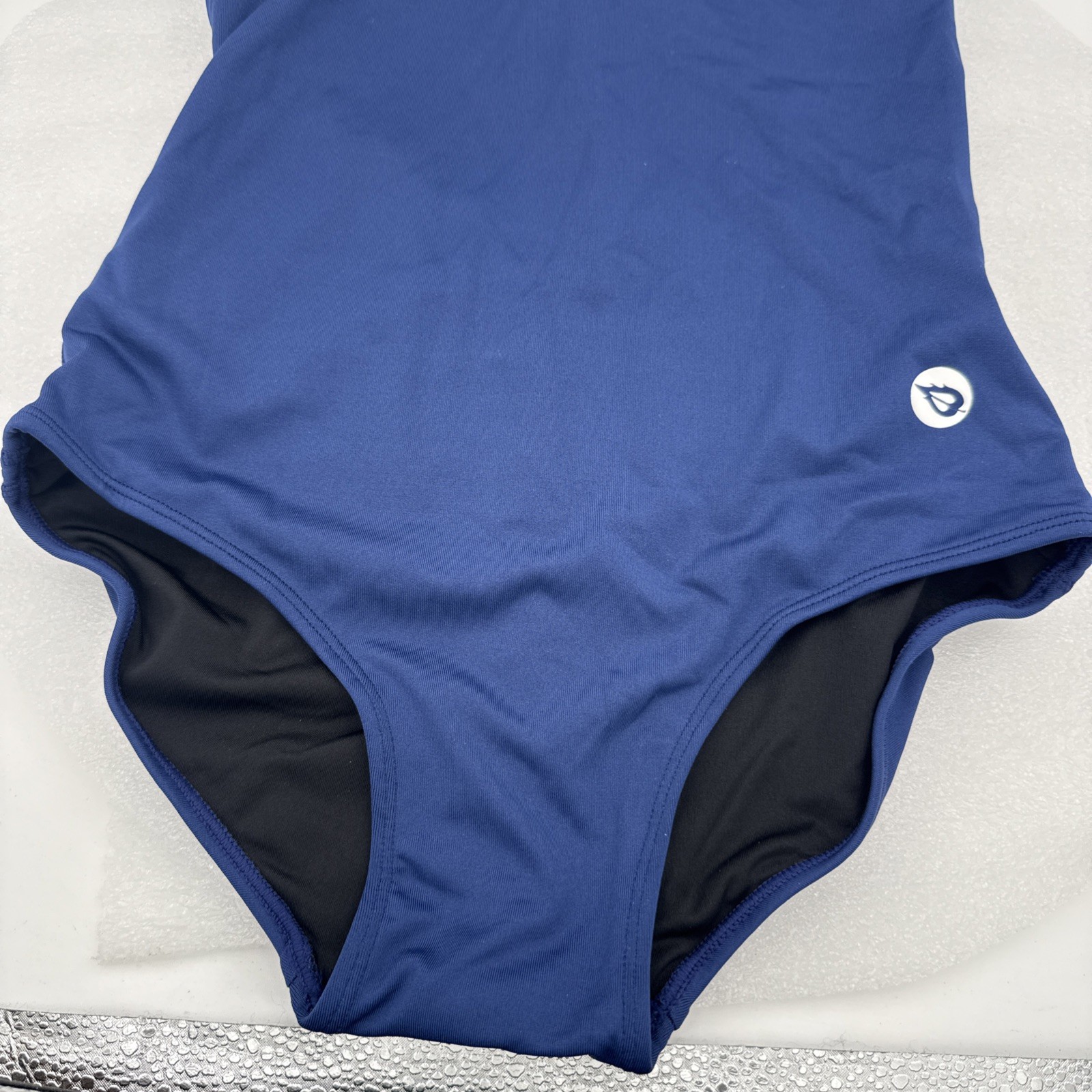 BALEAF Women’s Athletic Training Adjustable Strap One Piece Swimsuit, Blue, 34