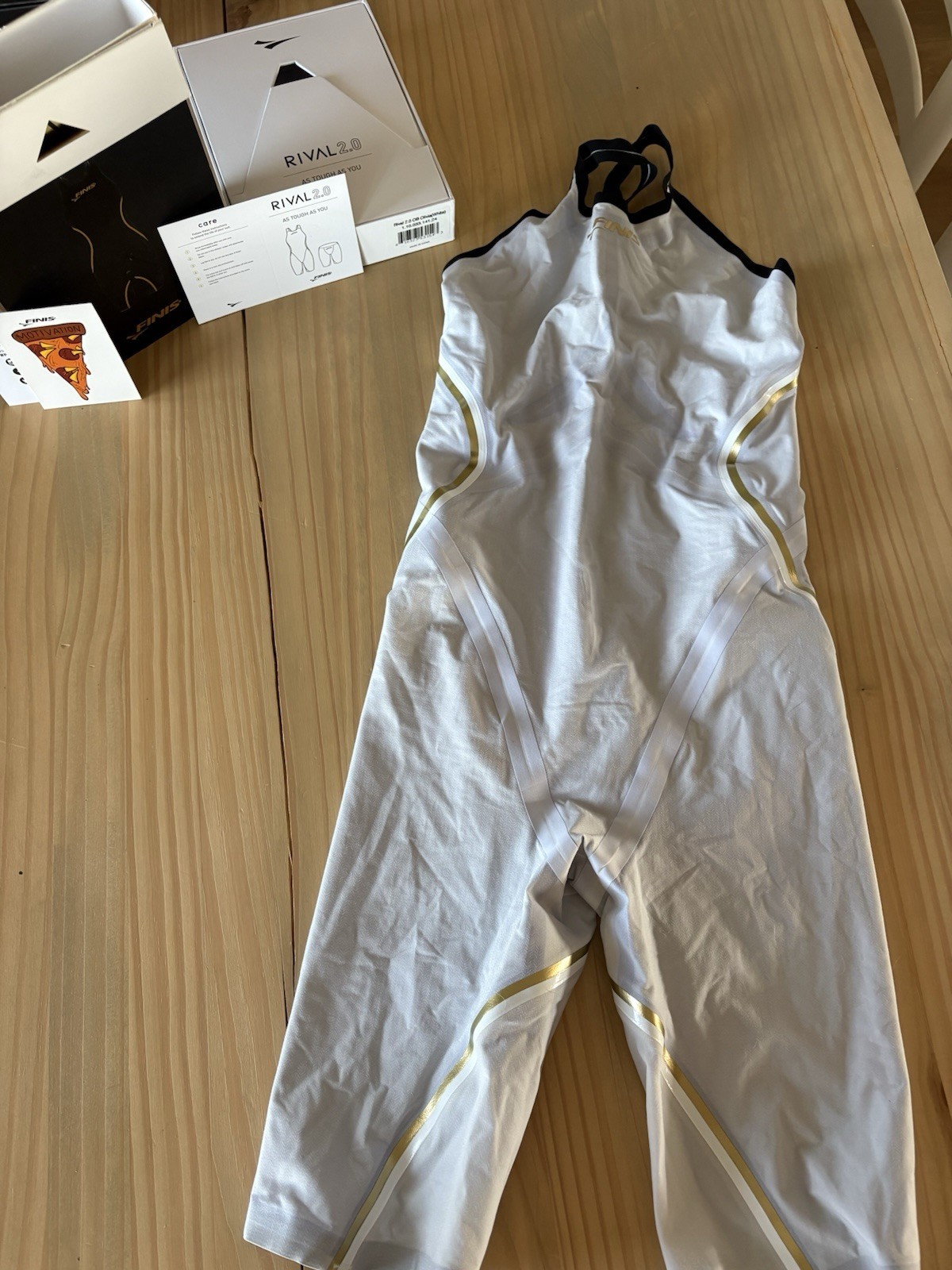 FINIS Rival 2.0 Women’s Competitive Tech Suit Swimsuit White Size F