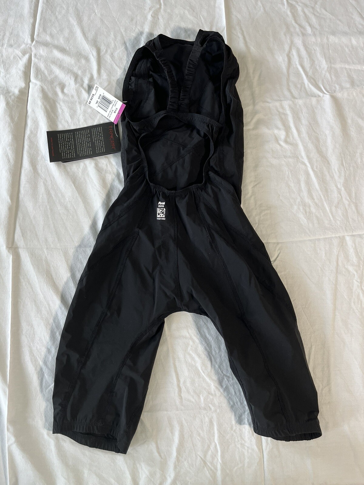 TYR Tracer Light Female Shortjohn Size 26L, Color Black