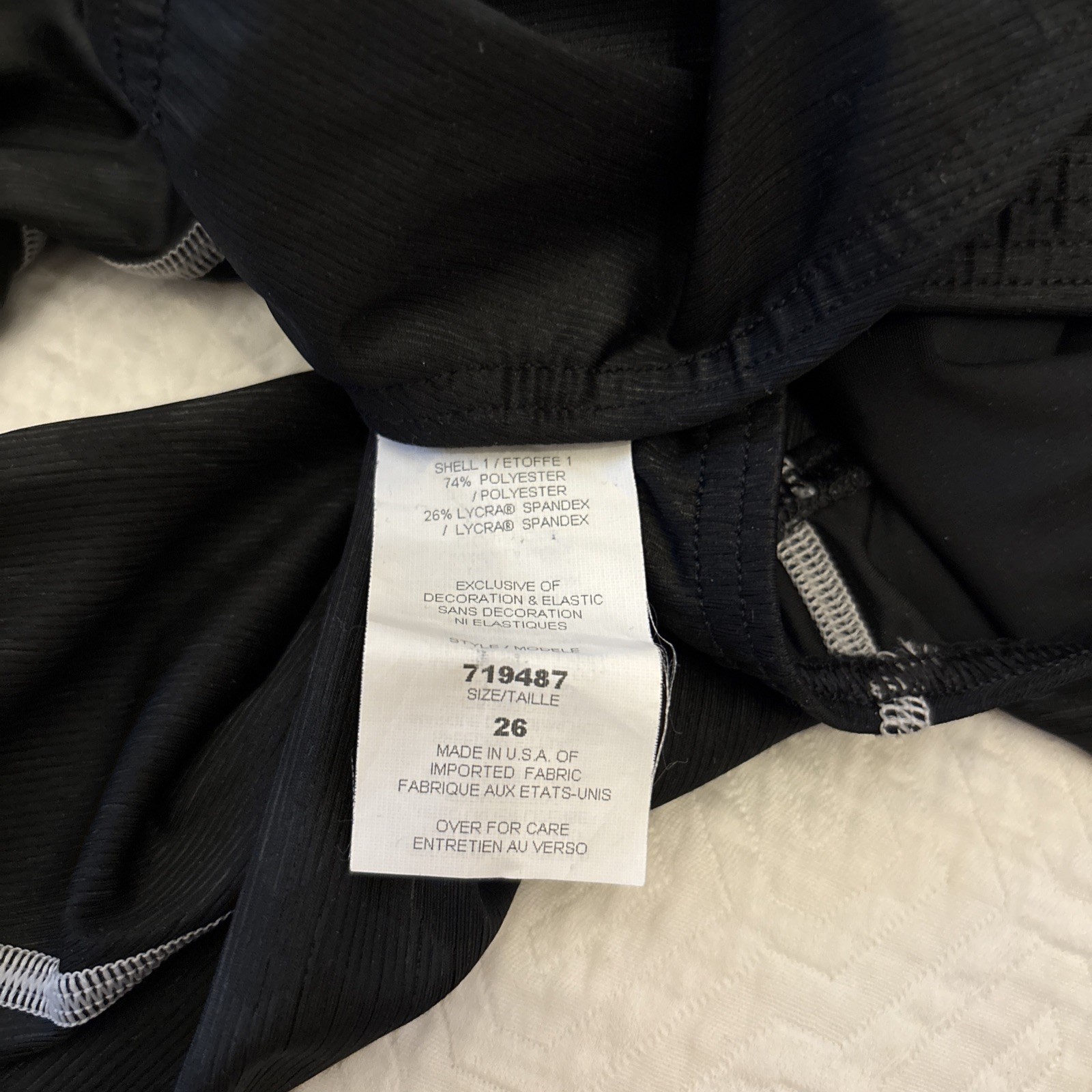 Speedo Competitive Fastskin One-Piece Racing Swimsuit Back Zip Size 26