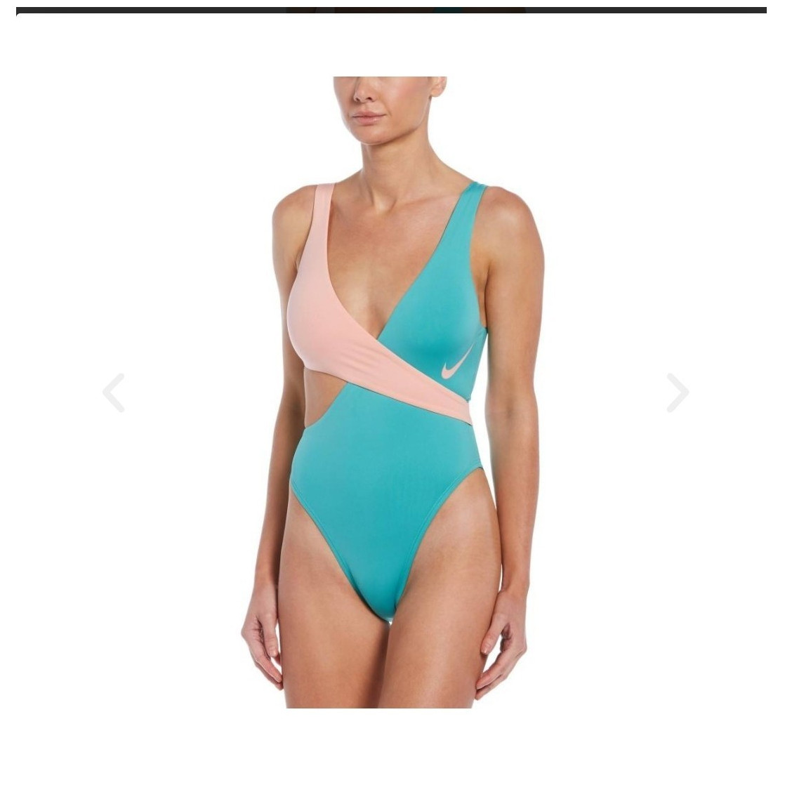 Nike Women’s XL Cut-Out One Piece Competitive Swimwear 100% Recycled Polyester