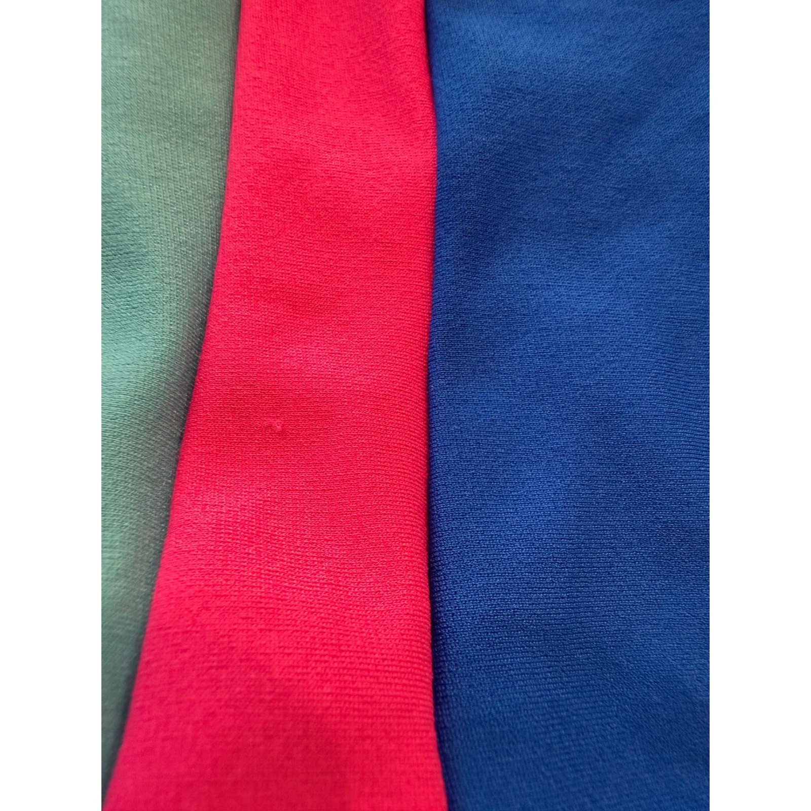 Speedo Endurance+ Women 30 Colorblock Tie Back One Piece Swimsuit Blue Pink Teal
