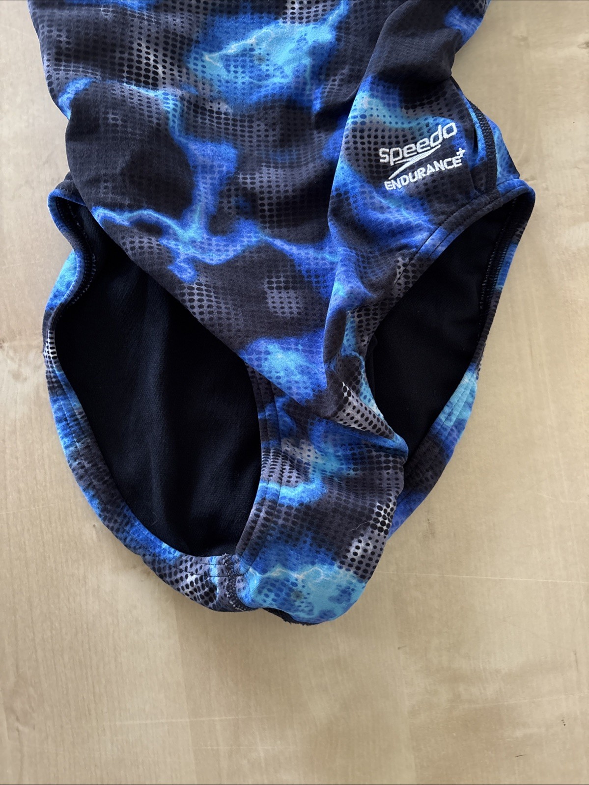 Speedo Women’s Size 28 Endurance Swimsuit One Piece Training Racing Blue – EUC