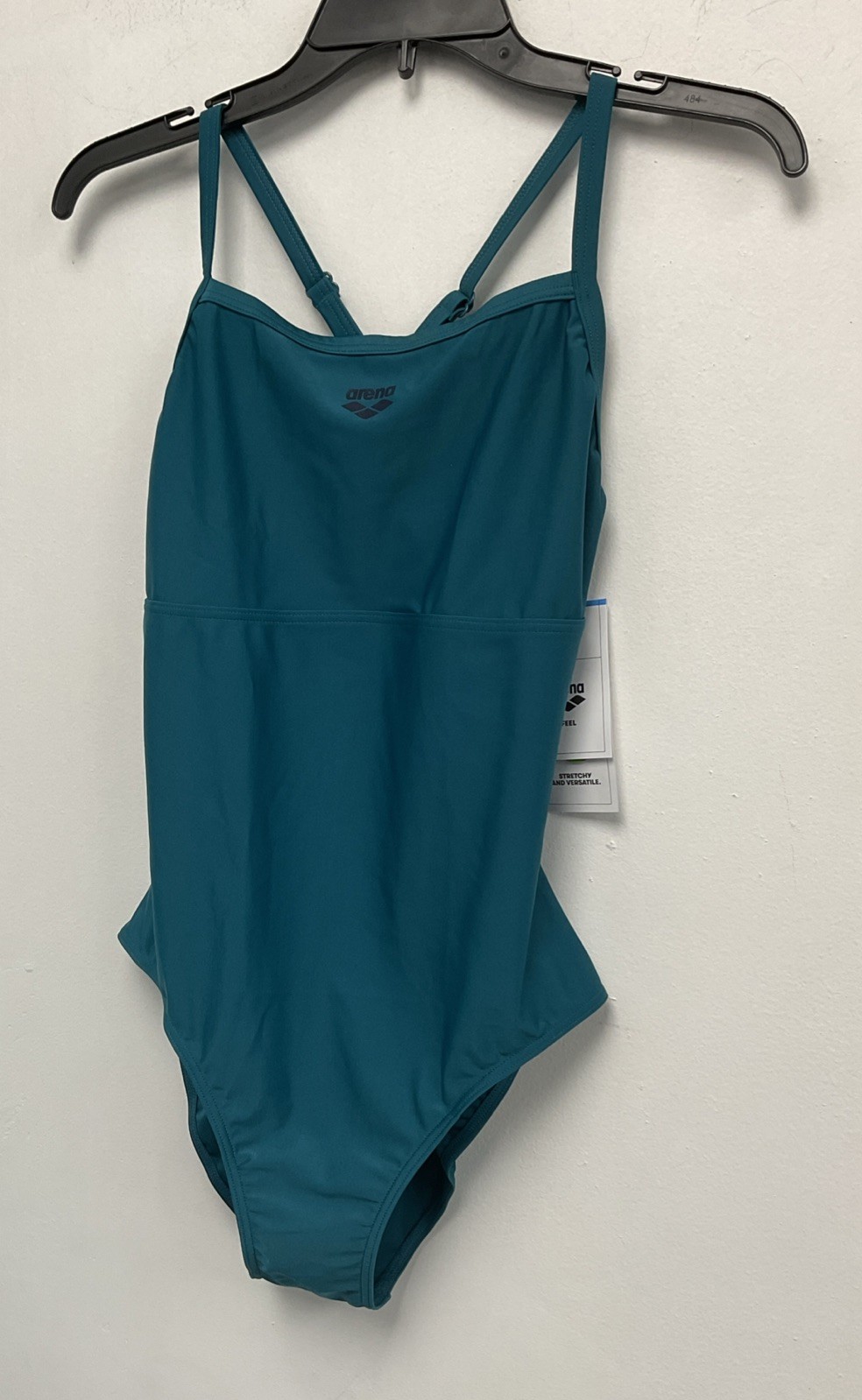 Arena One Piece Competitive Swimwear – Lightdrop Back – Deep Teal – Size 38 -NEW