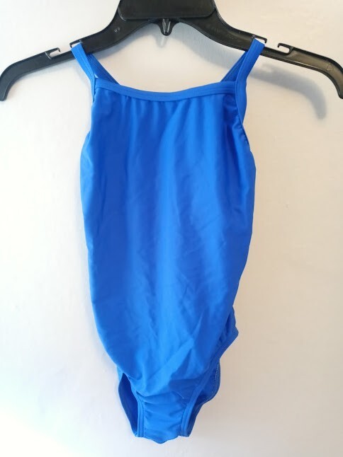 Speedo Women’s Core Solid Flyback Training Swimsuit Size 28 New Sapphire