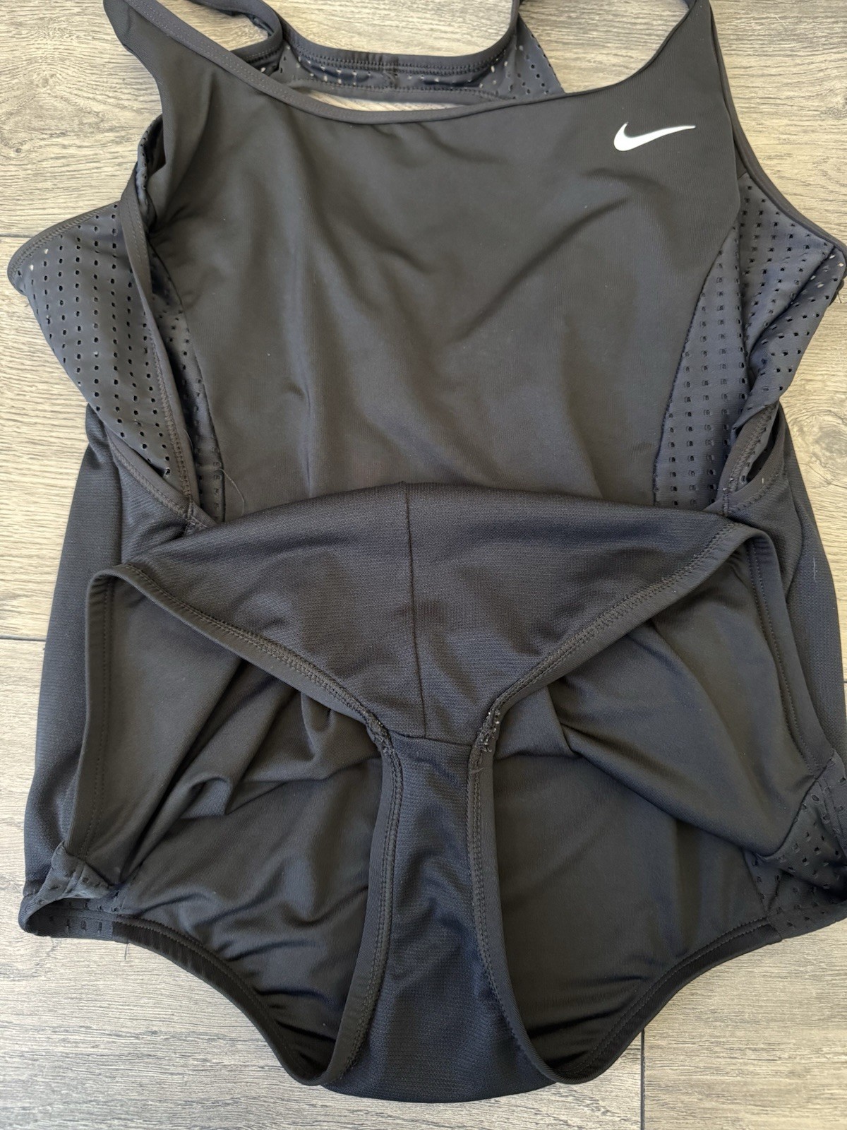 Nike One Piece Competitive Swimwear Swimsuit Swimming Black Size M