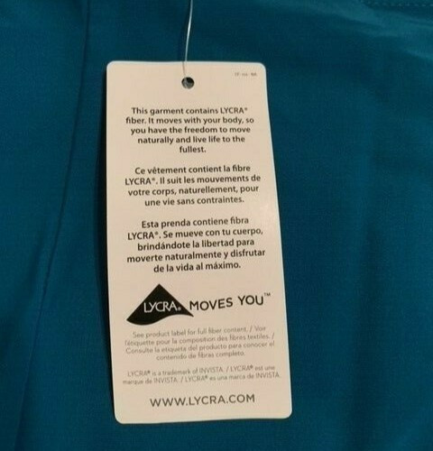 High Waist 3X Deep Teal Swim Suit Bottom Tummy Control Mesh Lining