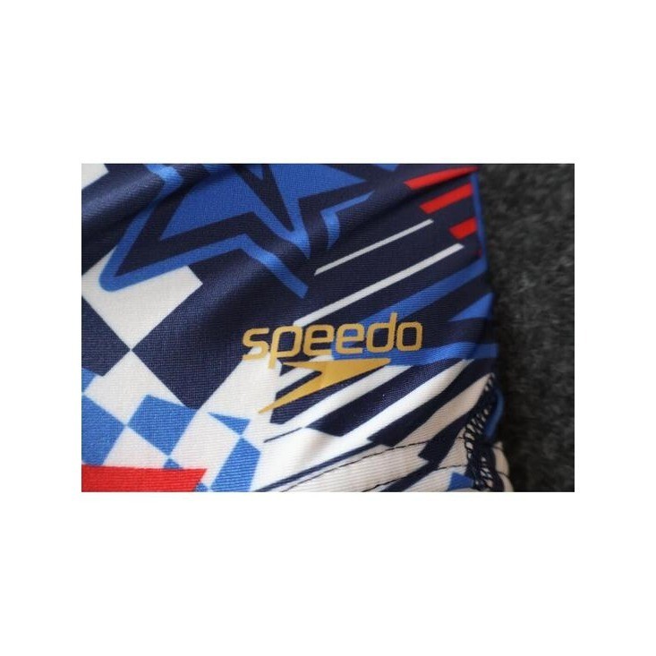 Speedo Womens Medium One Piece Swimsuit Womens Red White Blue Open Back NWT
