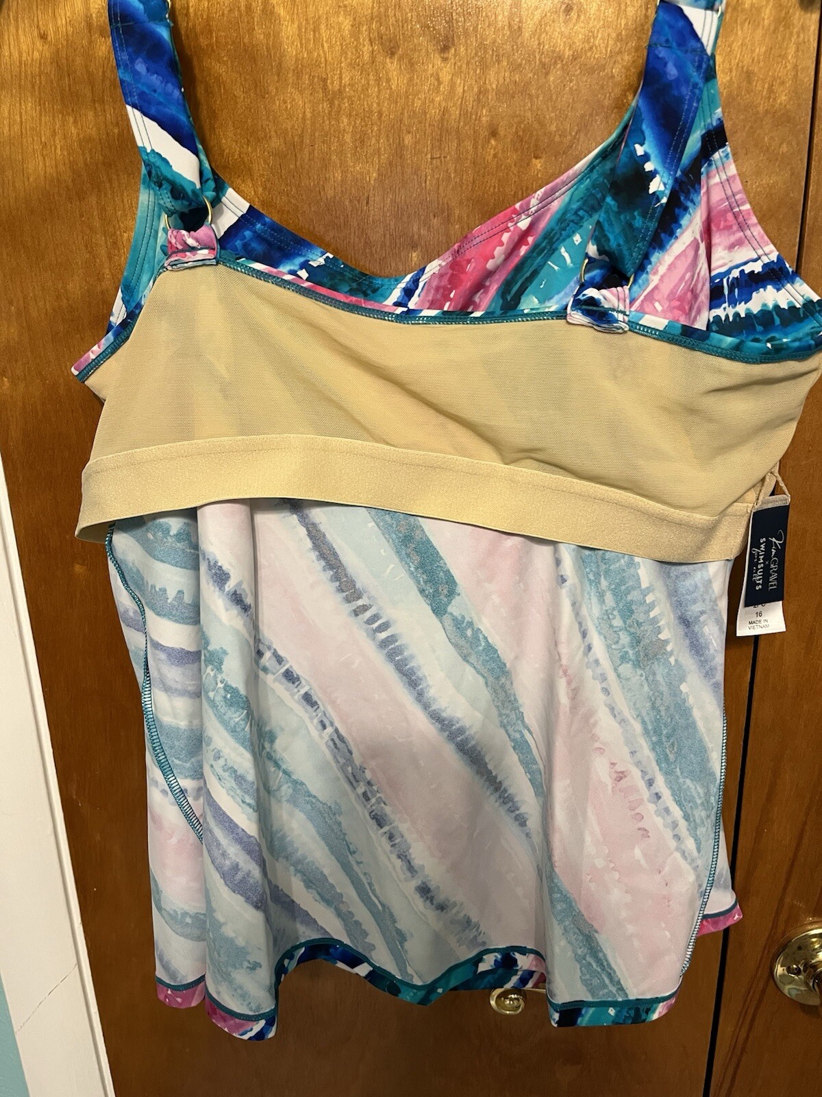 Kim Gravel X Swimsuits For All, two piece size 16