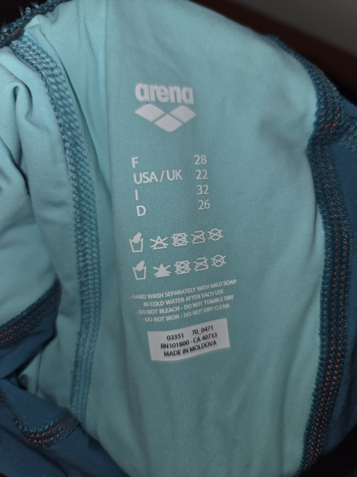 NEW ARENA POWERSKIN IMPULSO LE OB Sz. 22 Competition Suit
