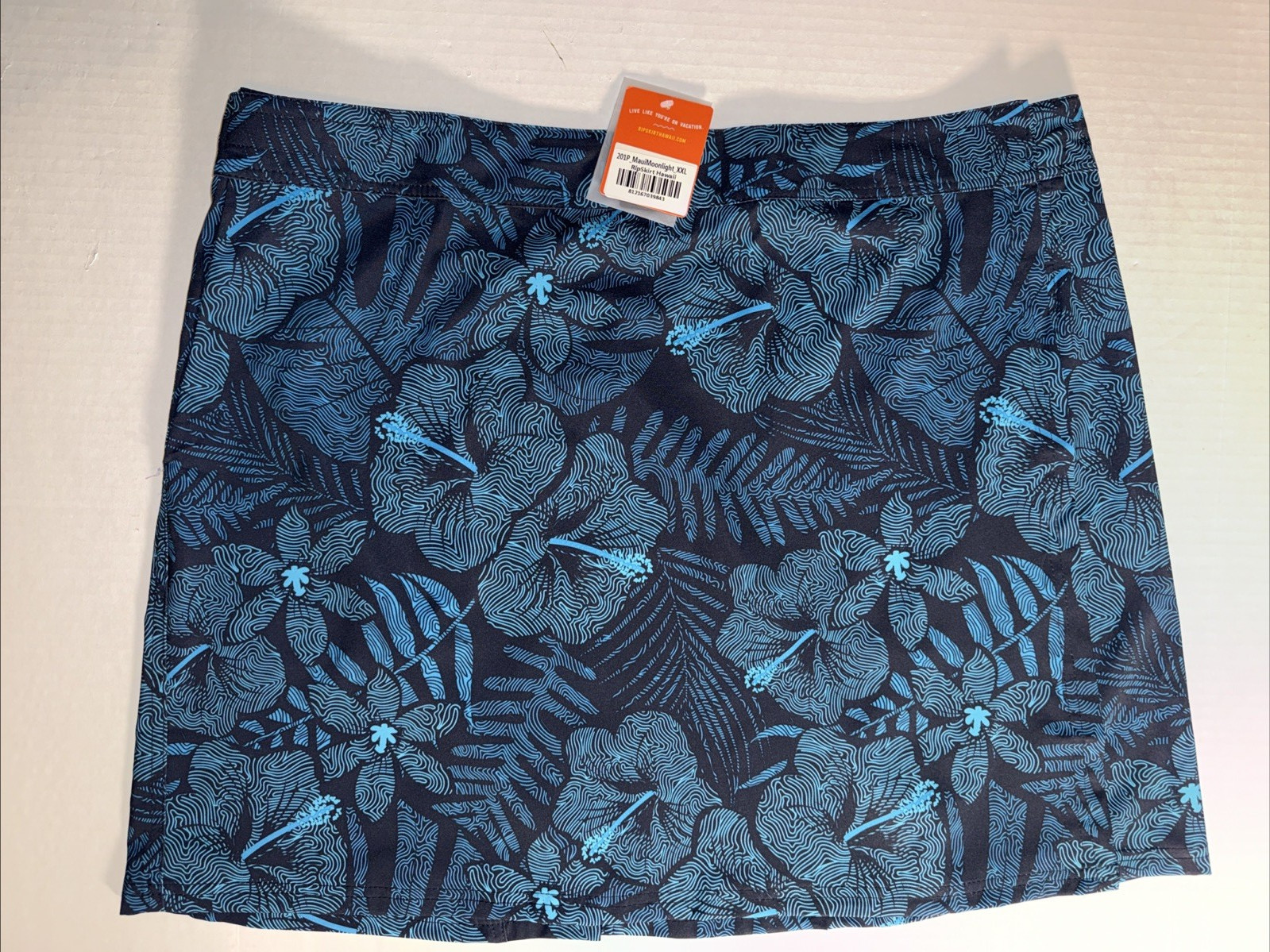 NWT RipSkirt Hawaii Wrap Skirt Maui Moonlight Floral Beach XXL Cover Up W-41-44″